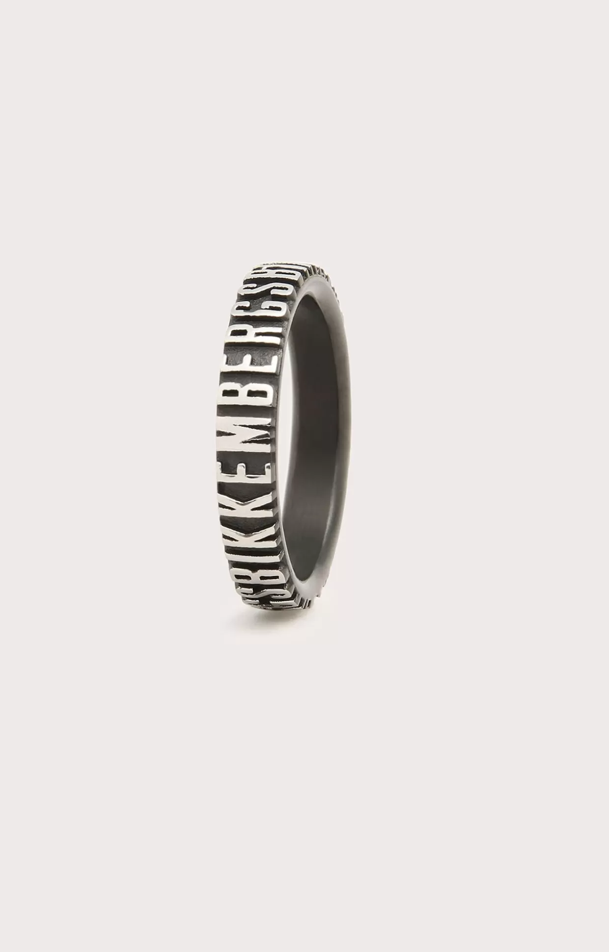 Bikkembergs Anello Unisex Lettering In Rilievo 19 Sale