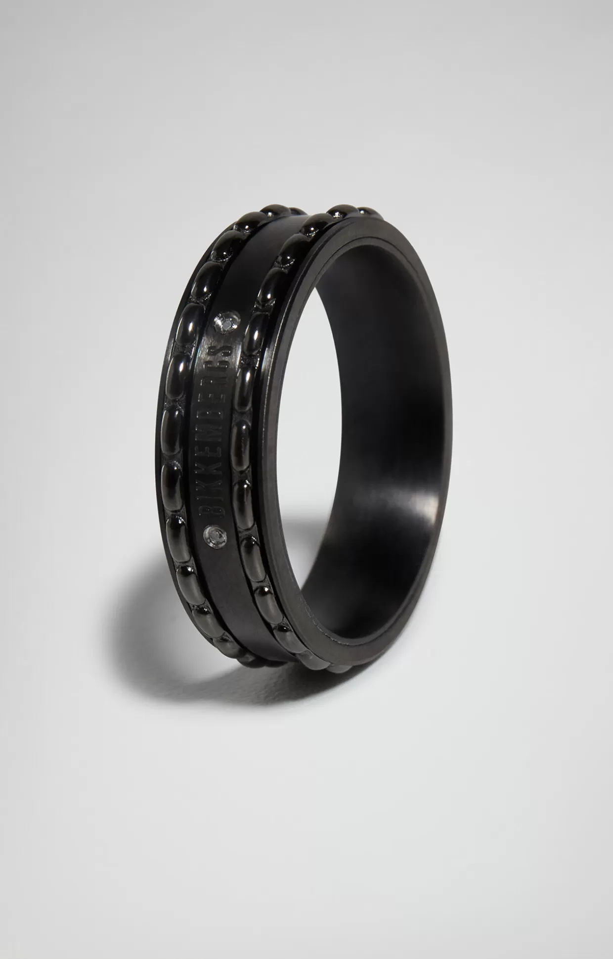 Bikkembergs Anello Uomo Input Con Diamante grey Shop