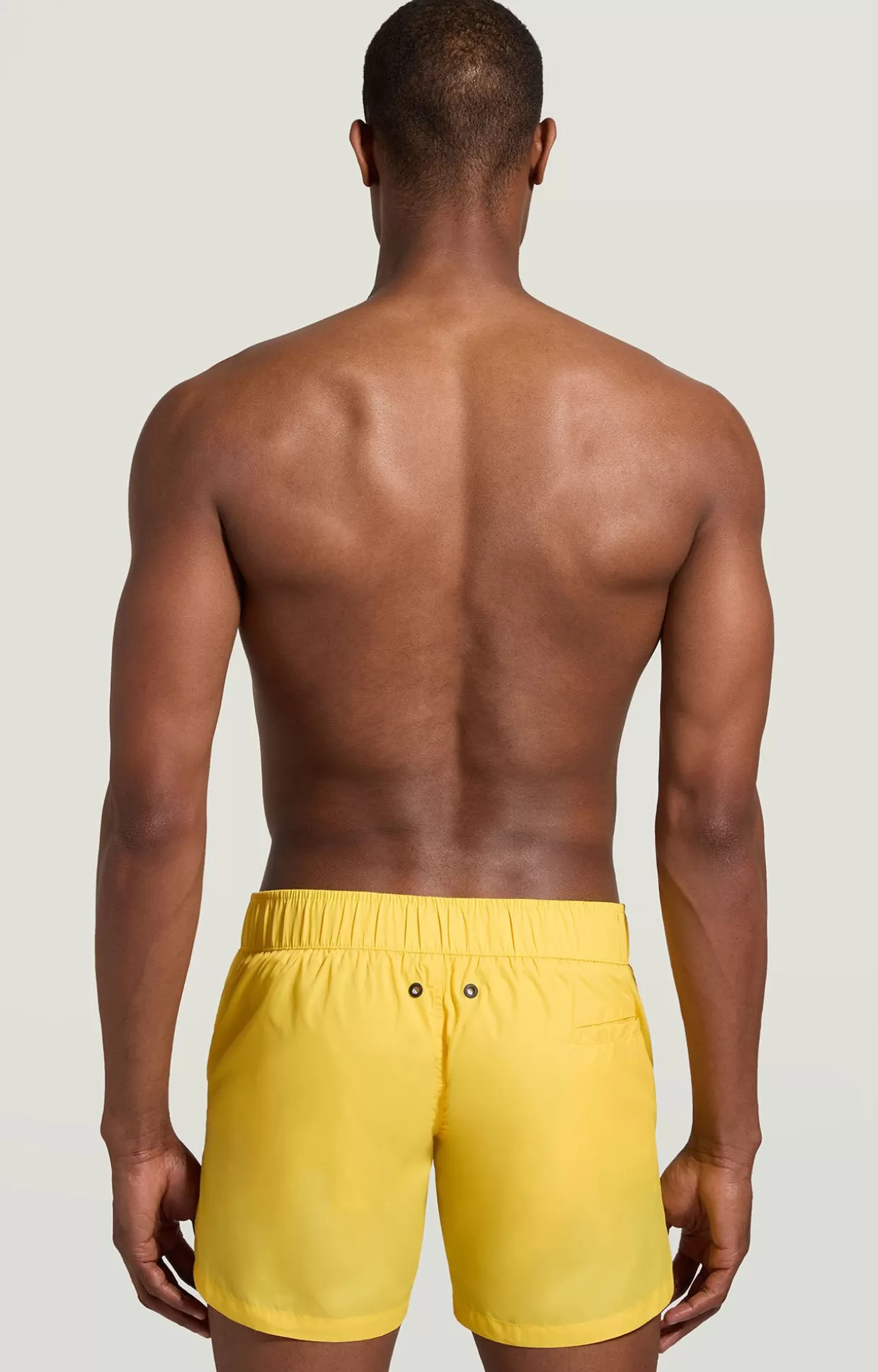 Bikkembergs Bermuda Mare Uomo Con Tape yellow Flash Sale