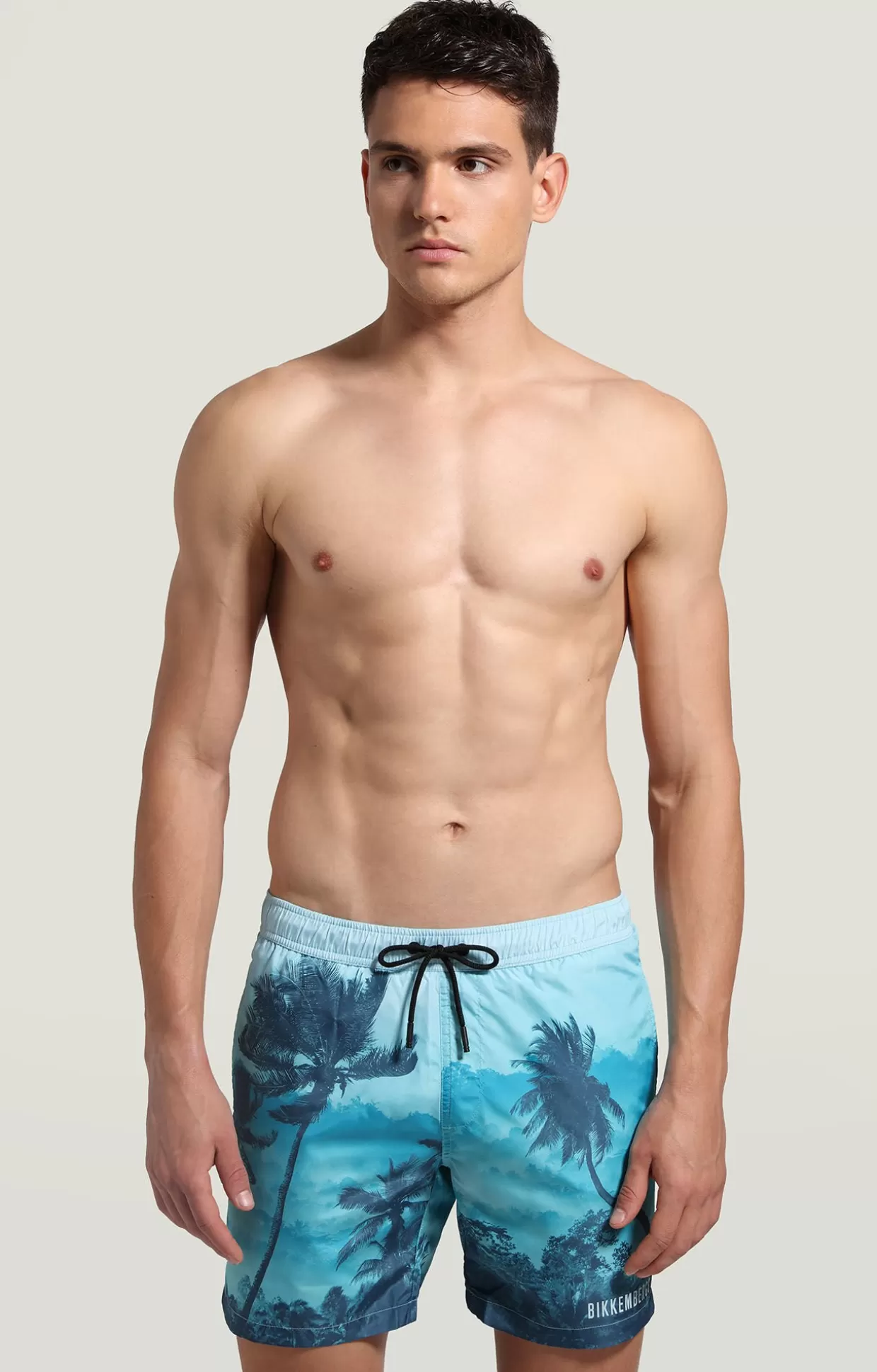 Bikkembergs Bermuda Mare Uomo Stampati blue Shop