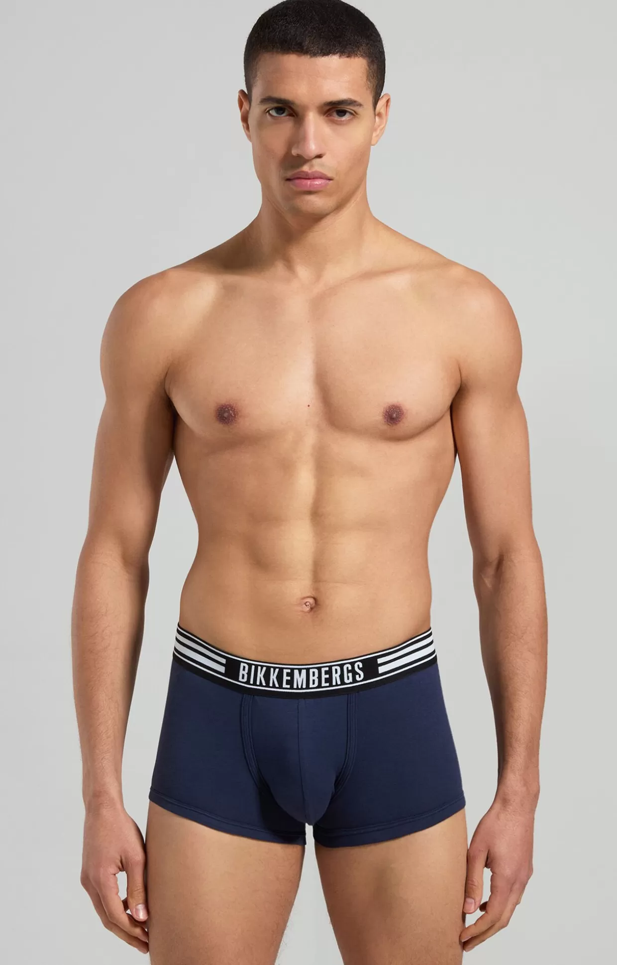 Bikkembergs Bi-pack Boxer Uomo Righe navy Fashion