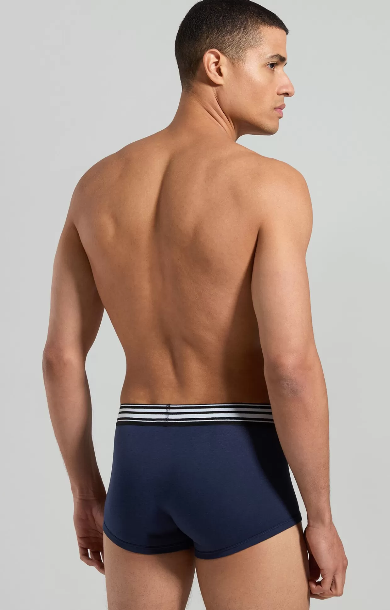 Bikkembergs Bi-pack Boxer Uomo Righe navy Fashion