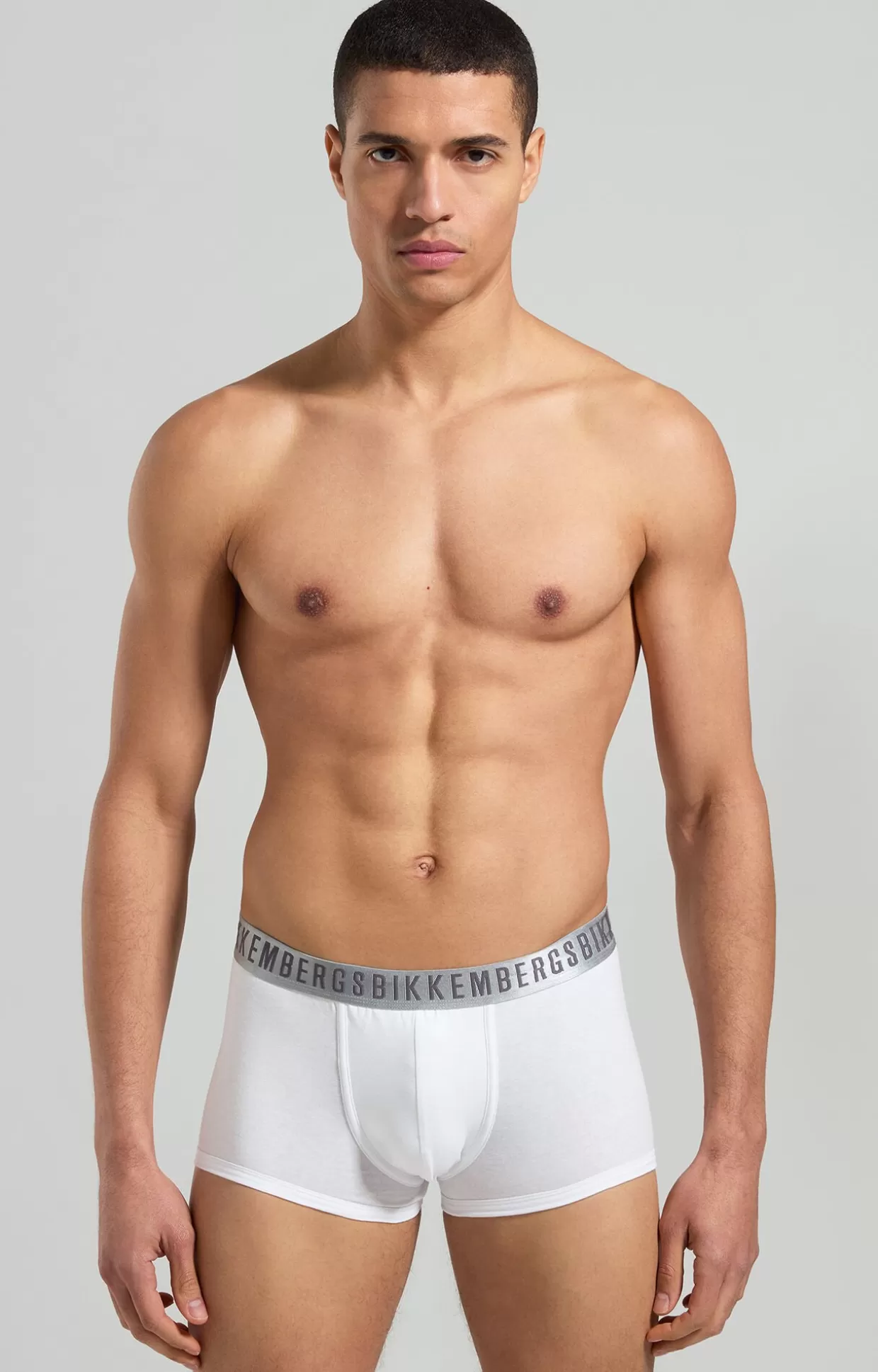 Bikkembergs Bi-pack Boxer Uomo Silver white Flash Sale