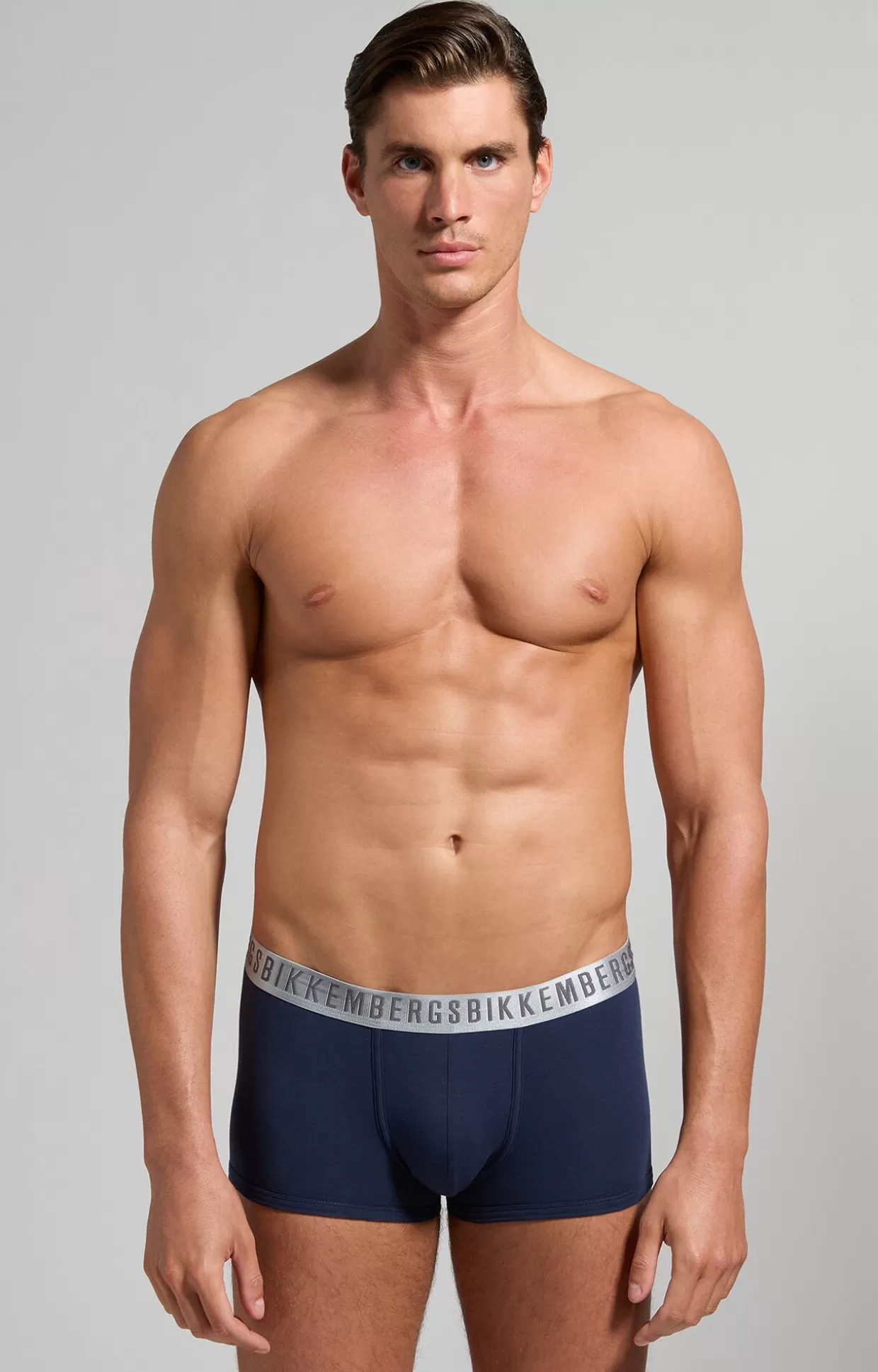 Bikkembergs Bi-pack Boxer Uomo Silver navy Outlet