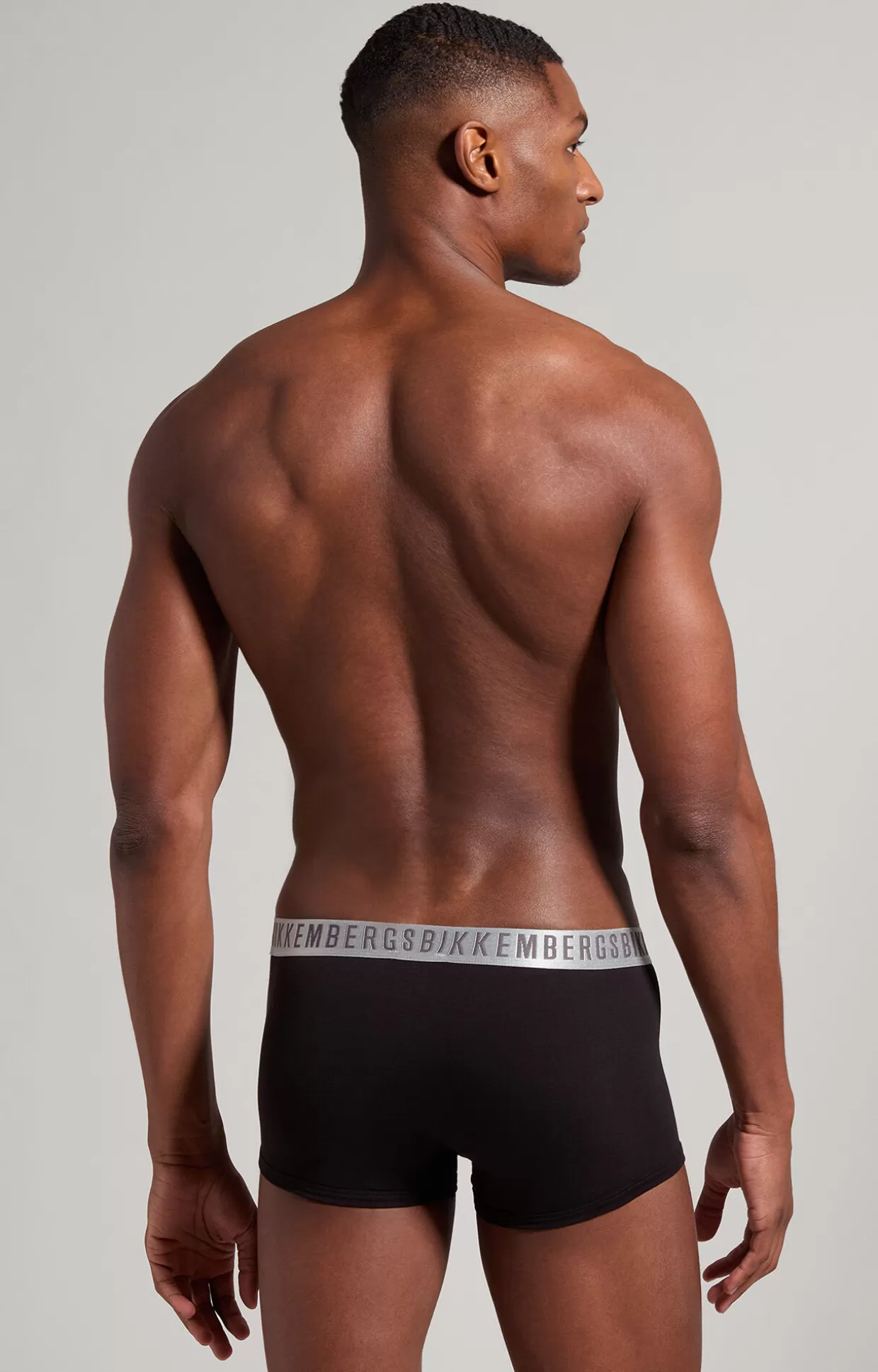 Bikkembergs Bi-pack Boxer Uomo Silver black Cheap