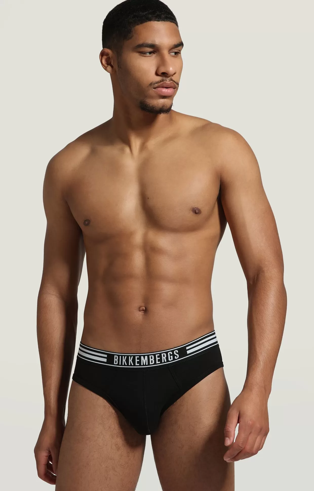 Bikkembergs Bi-pack Slip Uomo Banda A Righe black Online