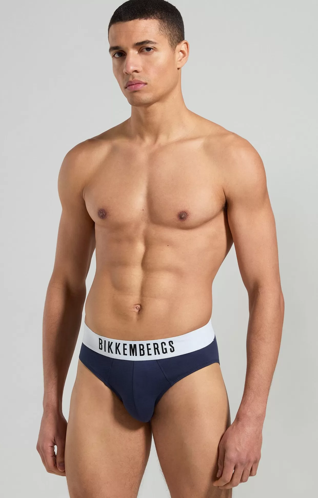 Bikkembergs Bi-pack Slip Uomo Fascia Alta navy Discount