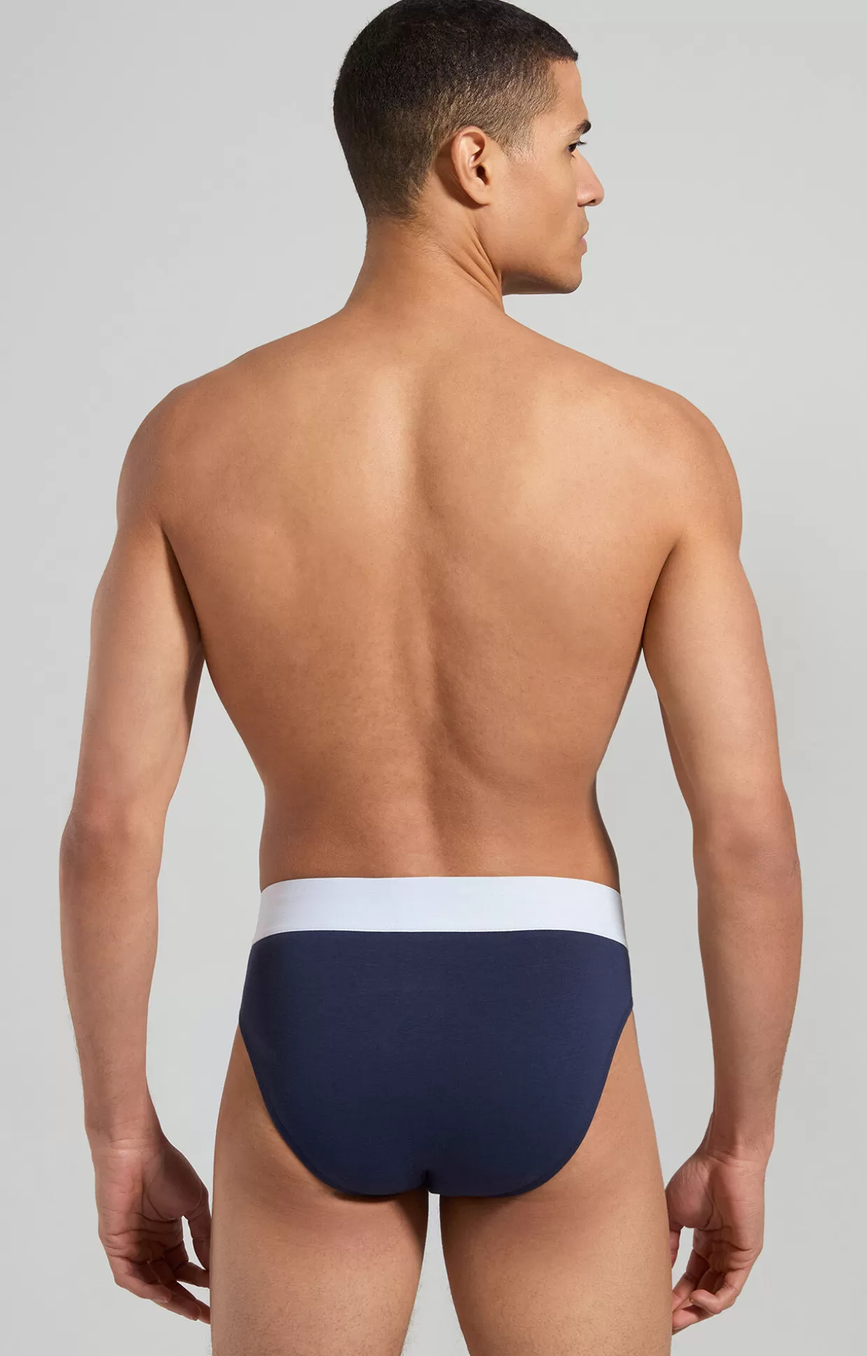 Bikkembergs Bi-pack Slip Uomo Fascia Alta navy Discount