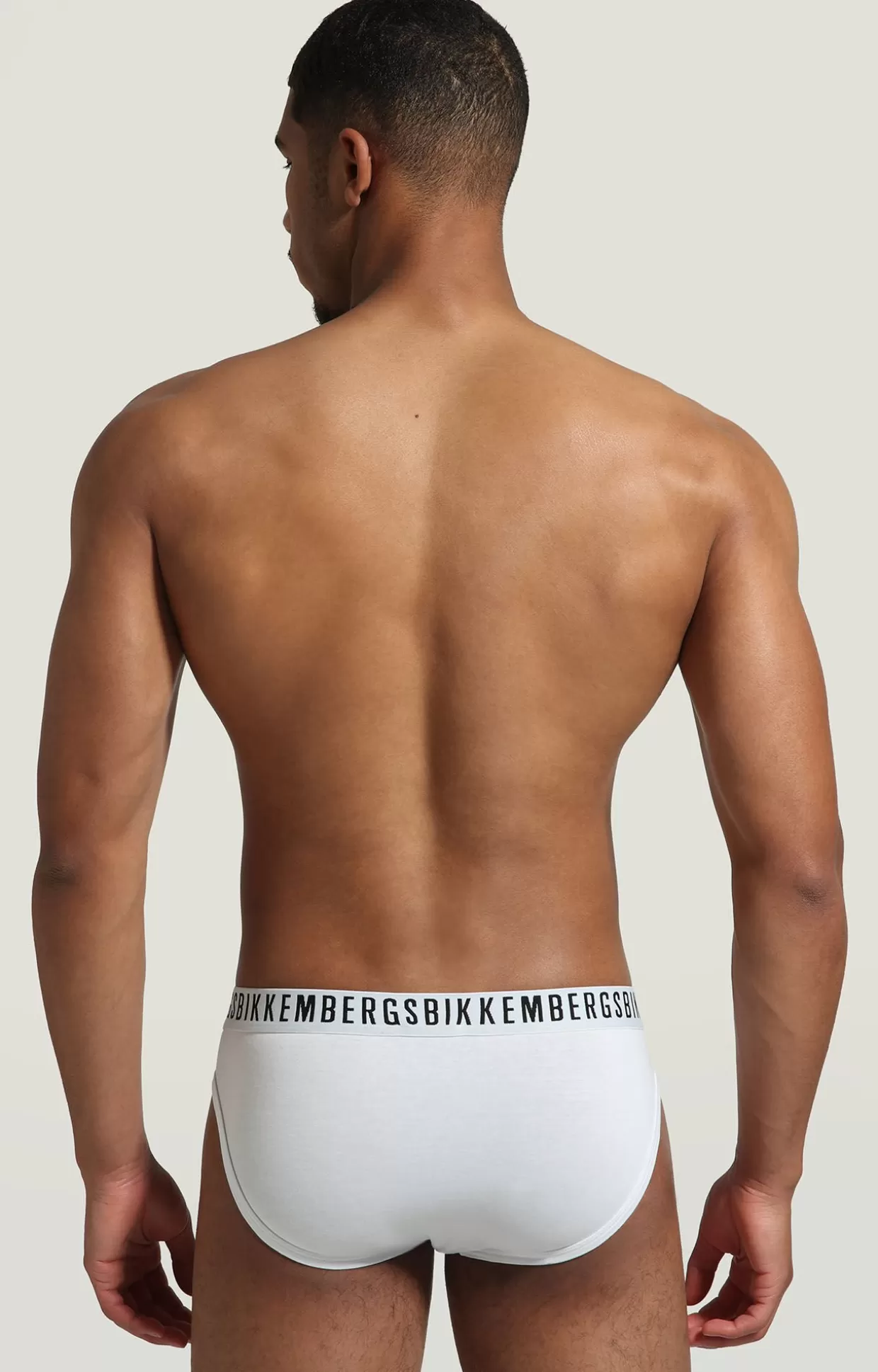 Bikkembergs Bi-pack Slip Uomo In Cotone Stretch white Online