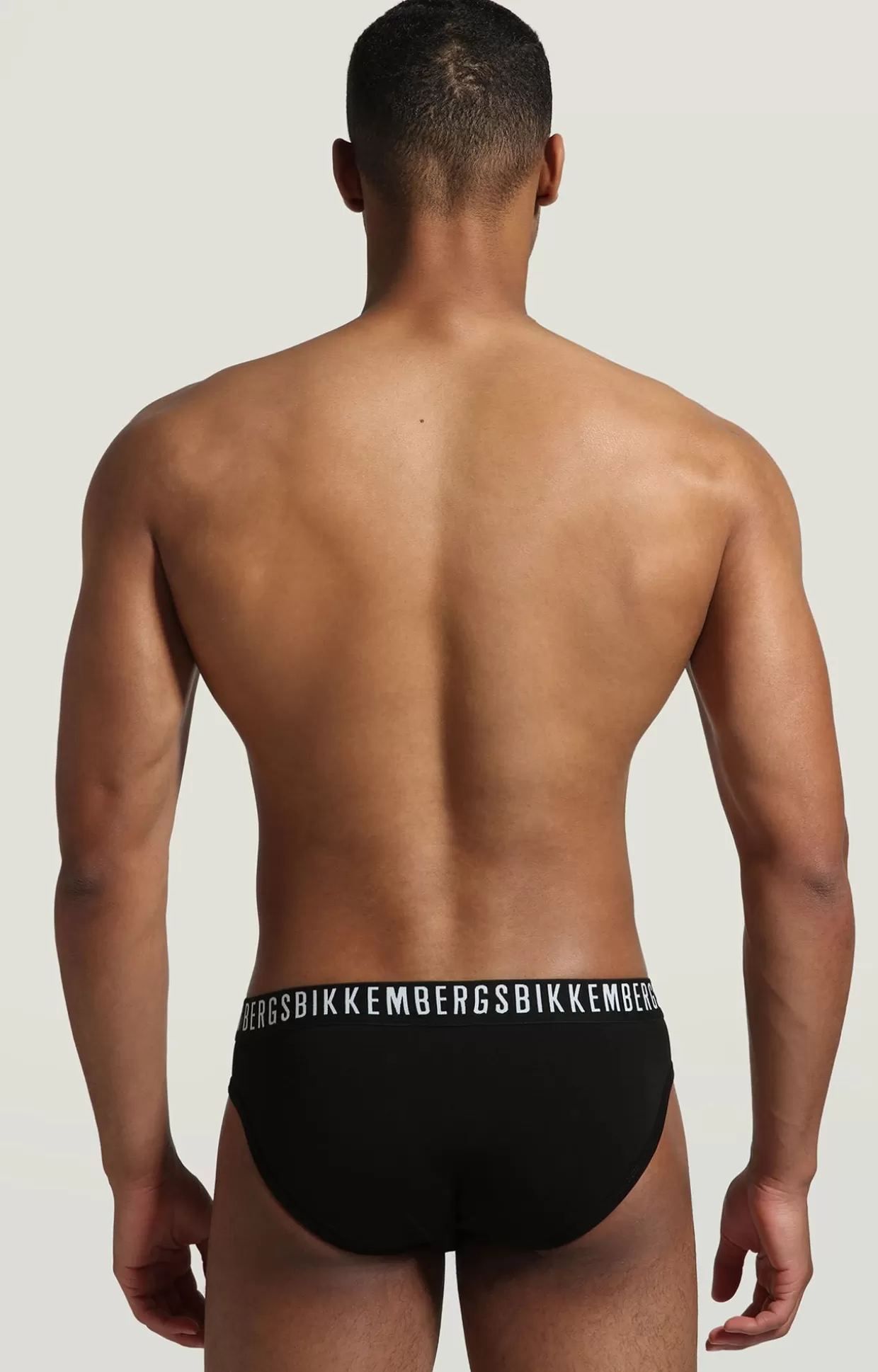 Bikkembergs Bi-pack Slip Uomo In Cotone Stretch black New