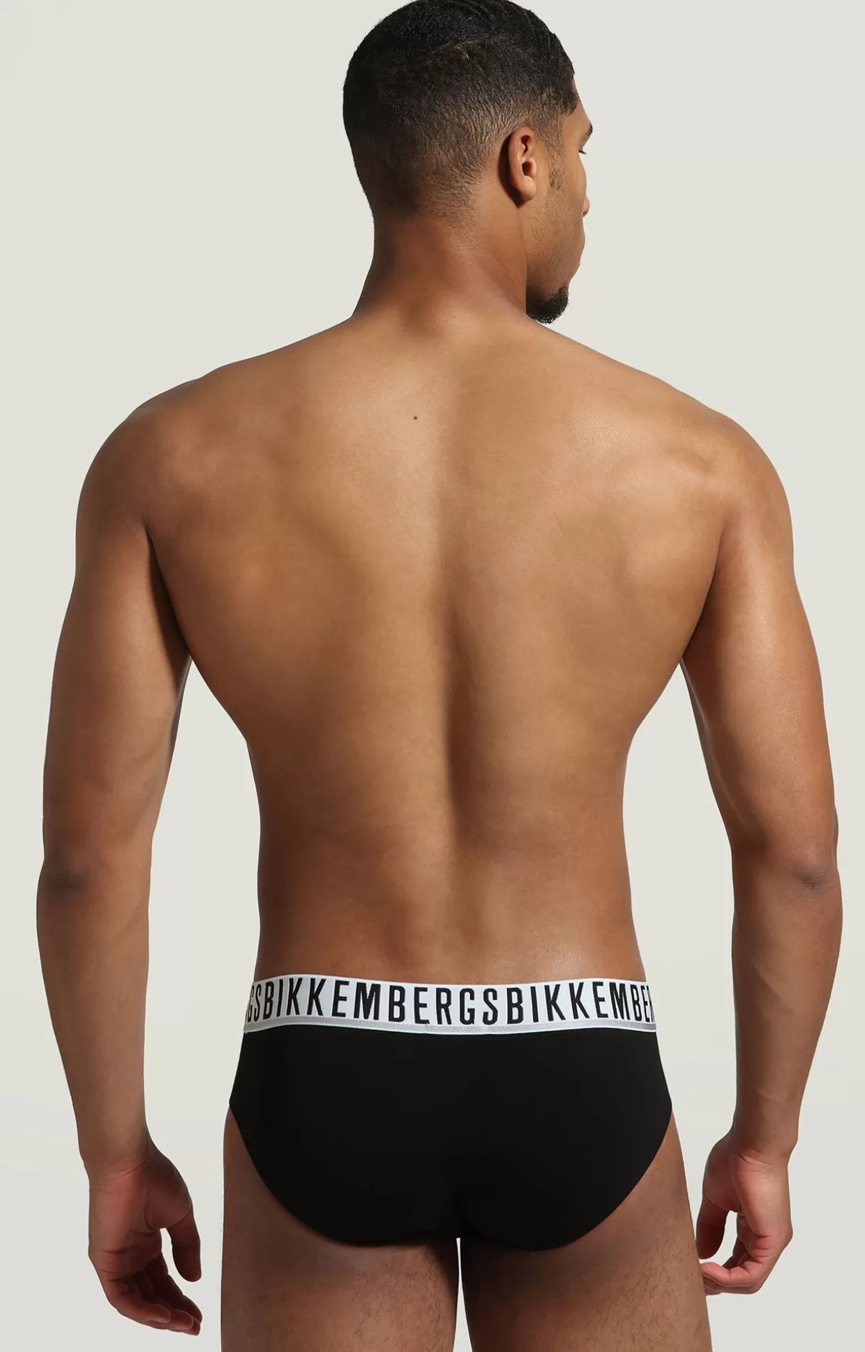 Bikkembergs Bi-pack Slip Uomo In Cotone Stretch black Cheap