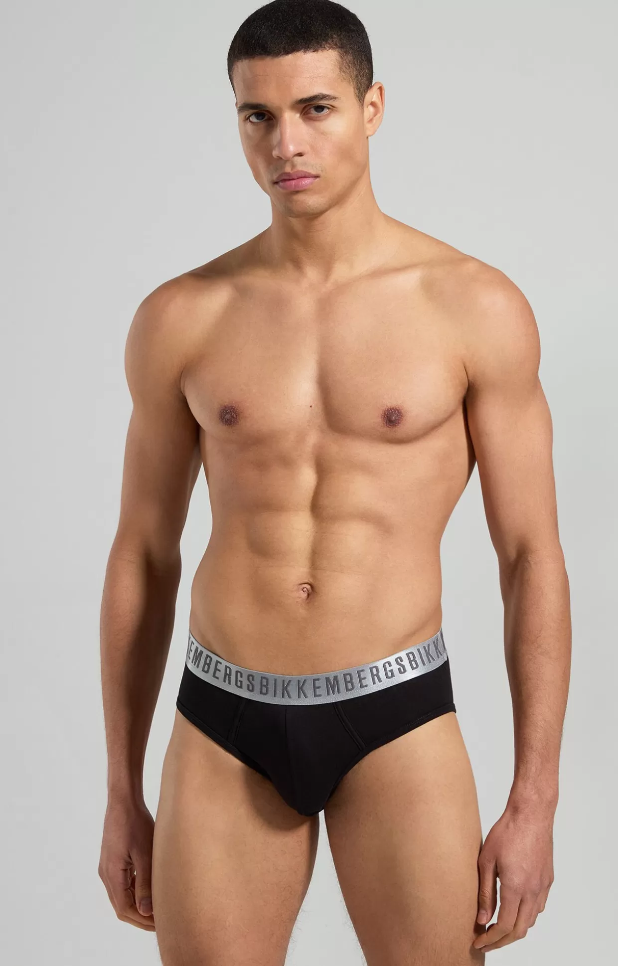 Bikkembergs Bi-pack Slip Uomo Silver black Best