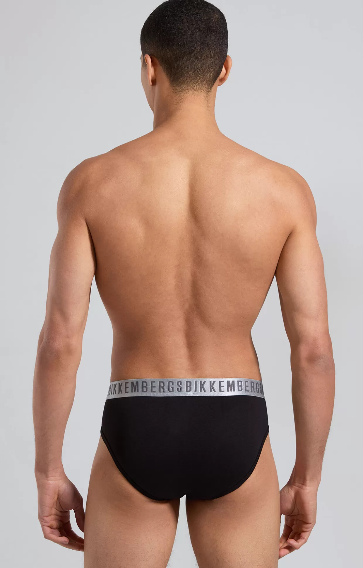 Bikkembergs Bi-pack Slip Uomo Silver black Best