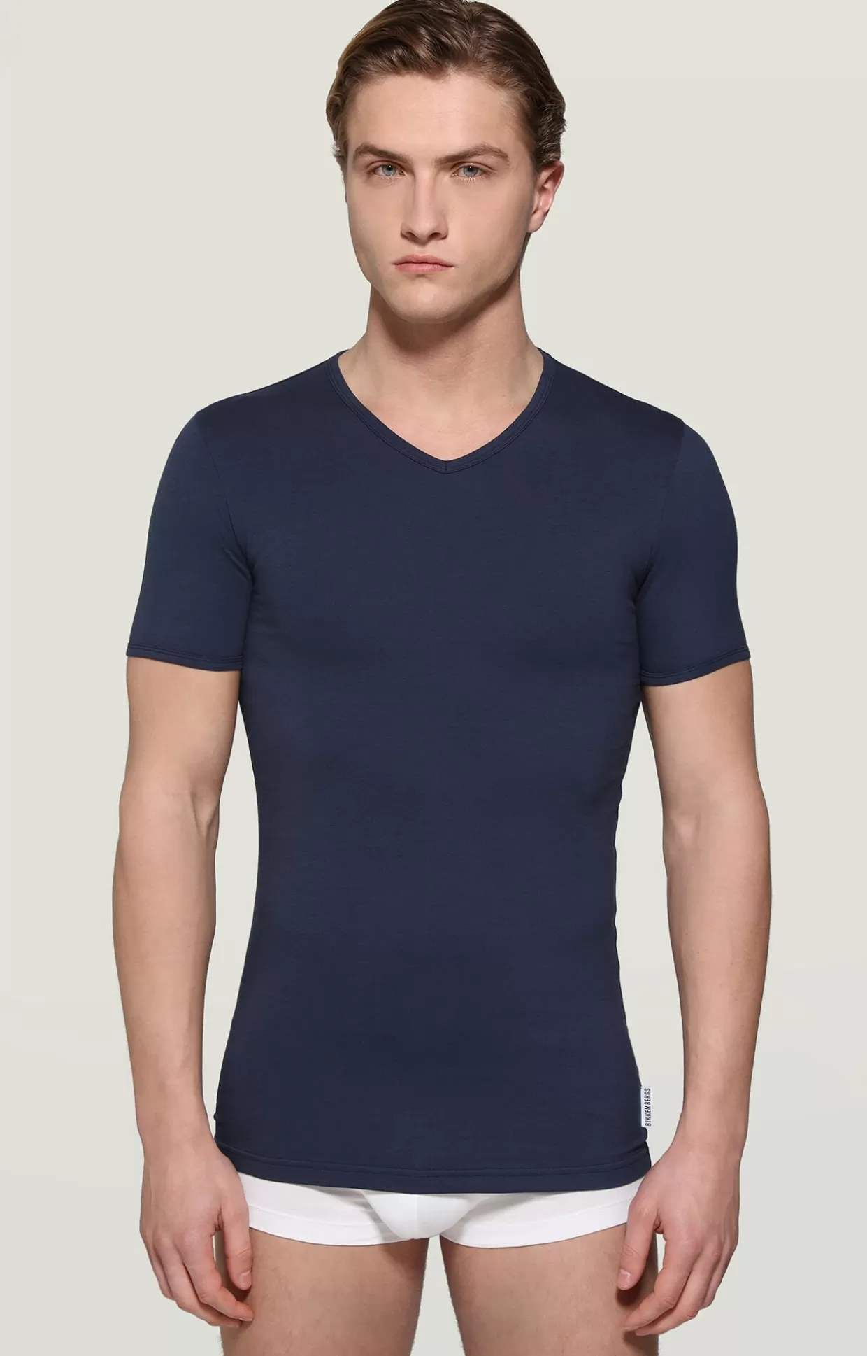 Bikkembergs Bi-pack T-shirt Intima Scollo A V navy Outlet