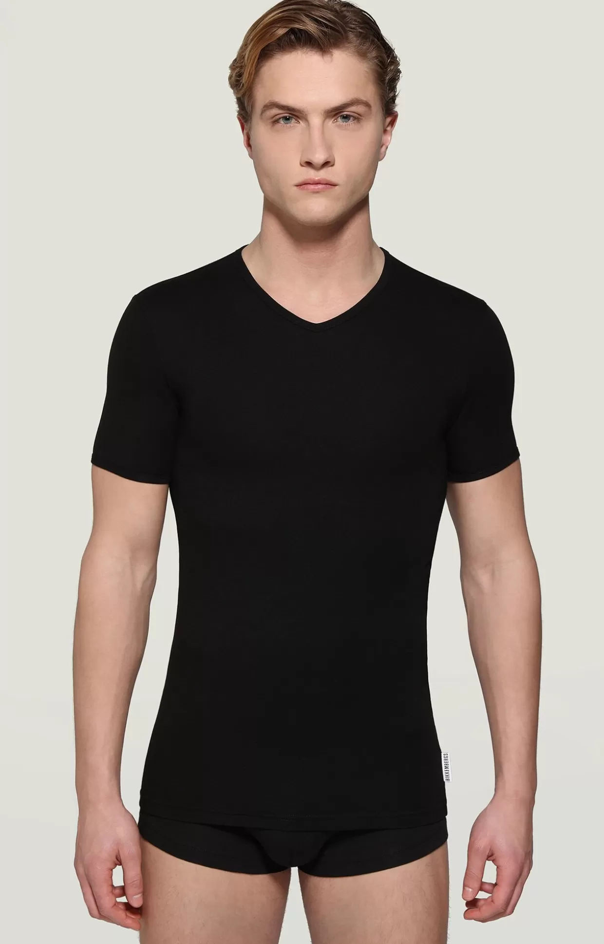 Bikkembergs Bi-pack T-shirt Intima Scollo A V black Discount