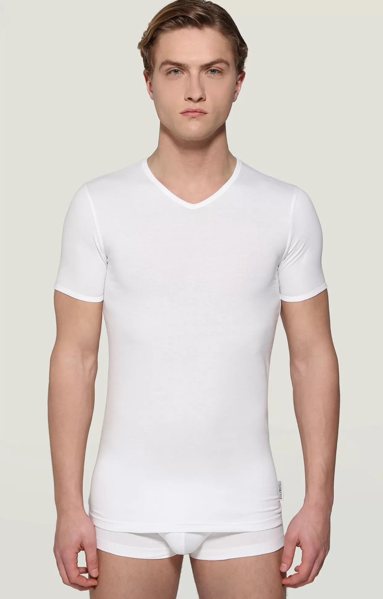 Bikkembergs Bi-pack T-shirt Intima Scollo A V white Clearance