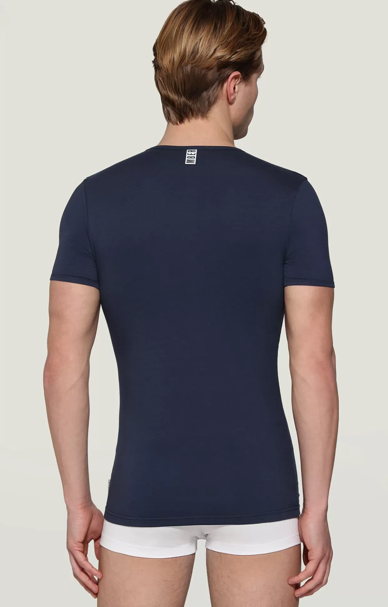 Bikkembergs Bi-pack T-shirt Intima Scollo A V navy Outlet