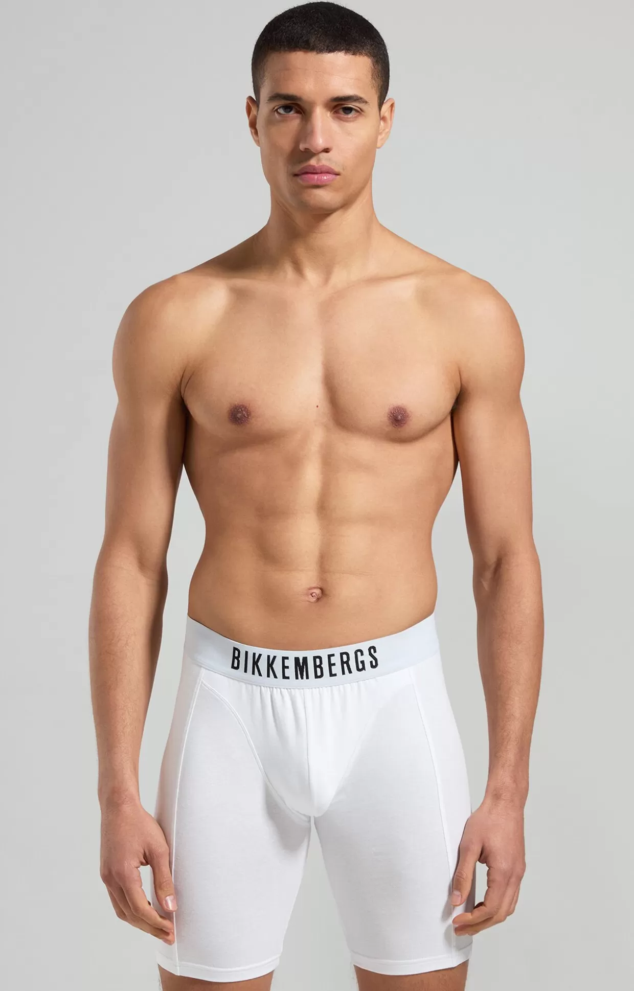 Bikkembergs Boxer Lunghi Aderenti Uomo white Hot