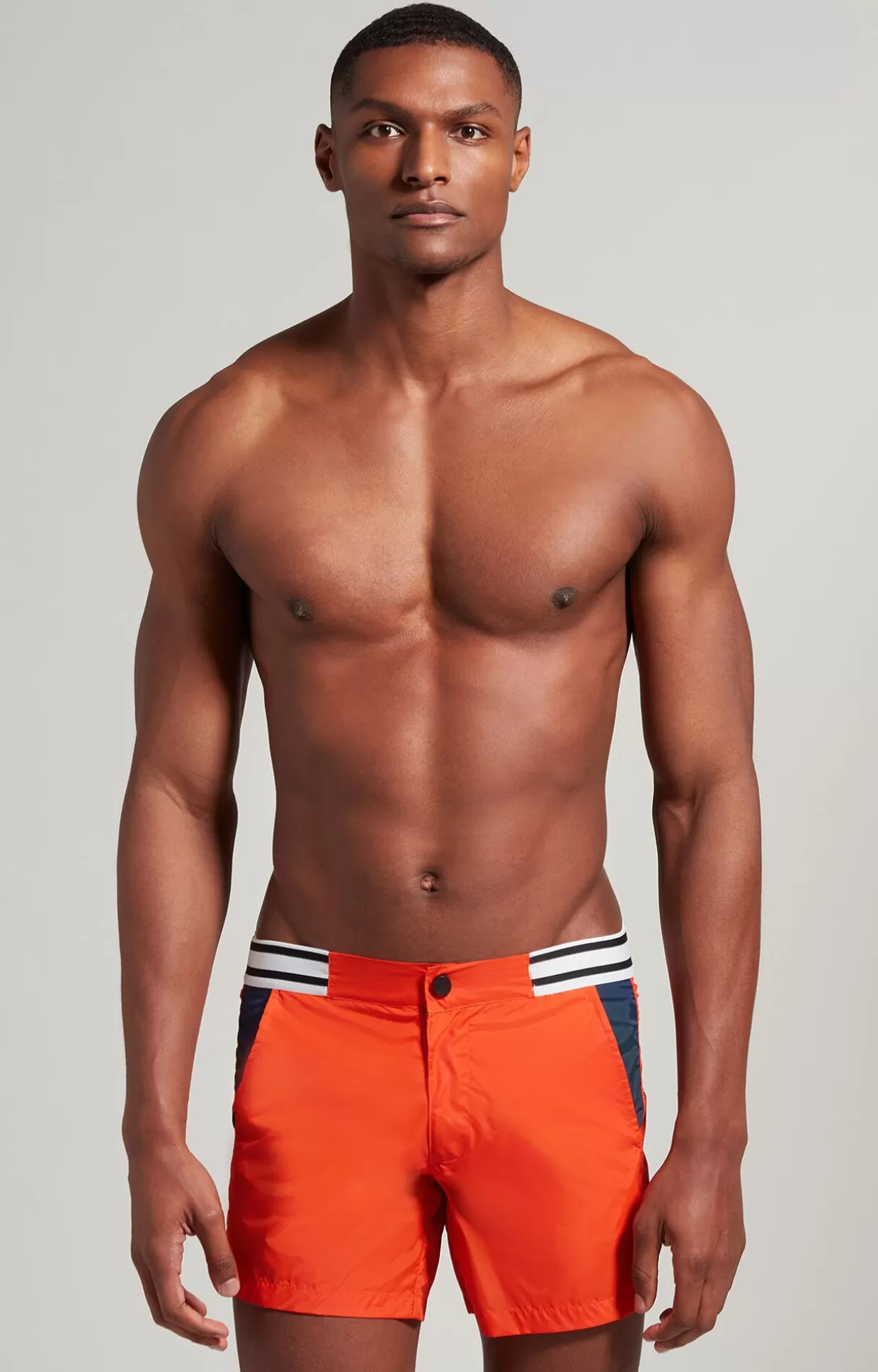 Bikkembergs Boxer Mare Corti Righe orange.com Discount