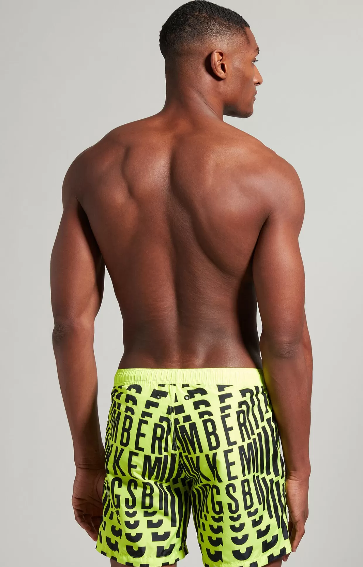 Bikkembergs Boxer Uomo Logo All-over yellow fluo Discount