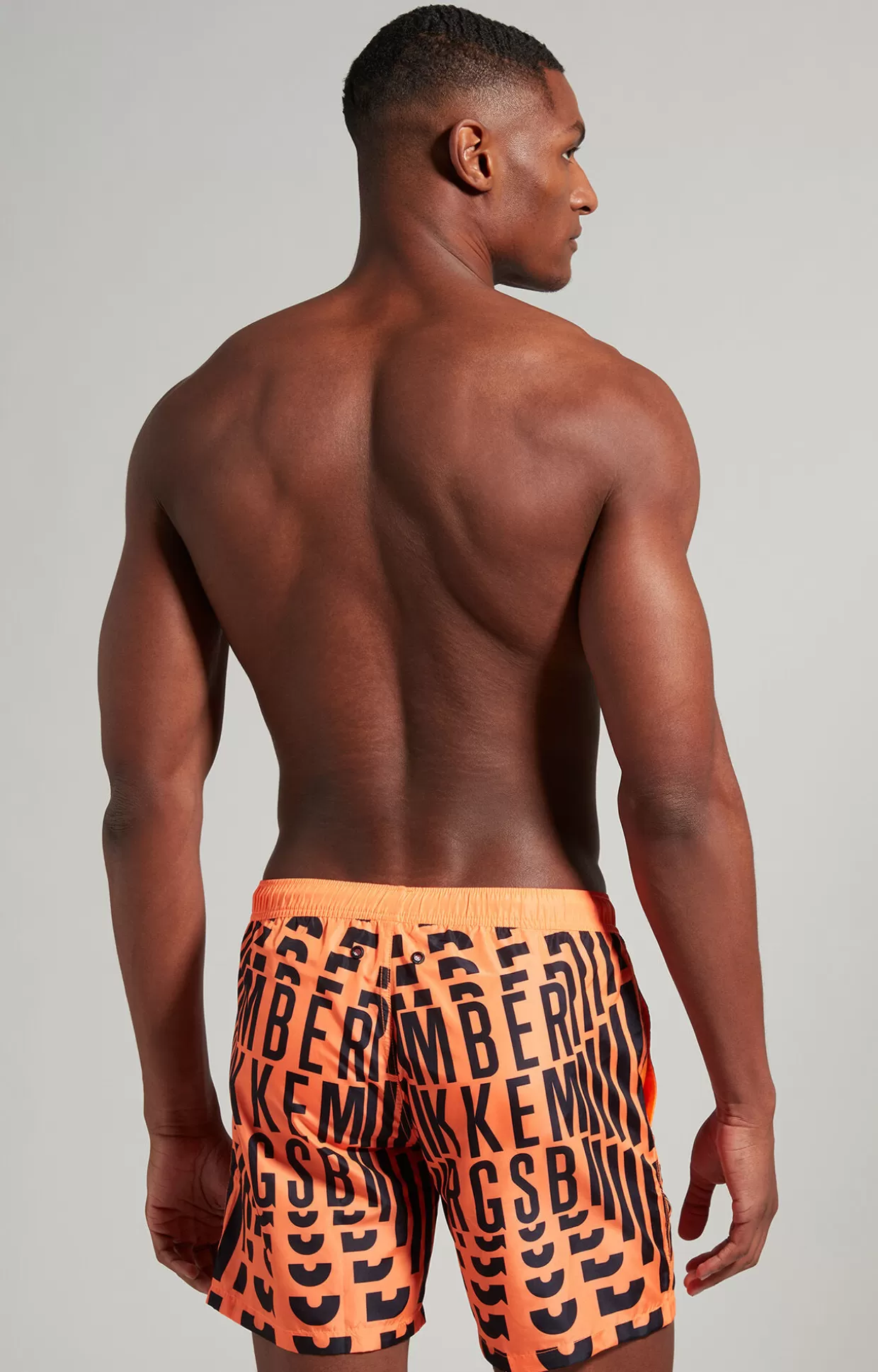 Bikkembergs Boxer Uomo Logo All-over orange fluo Online