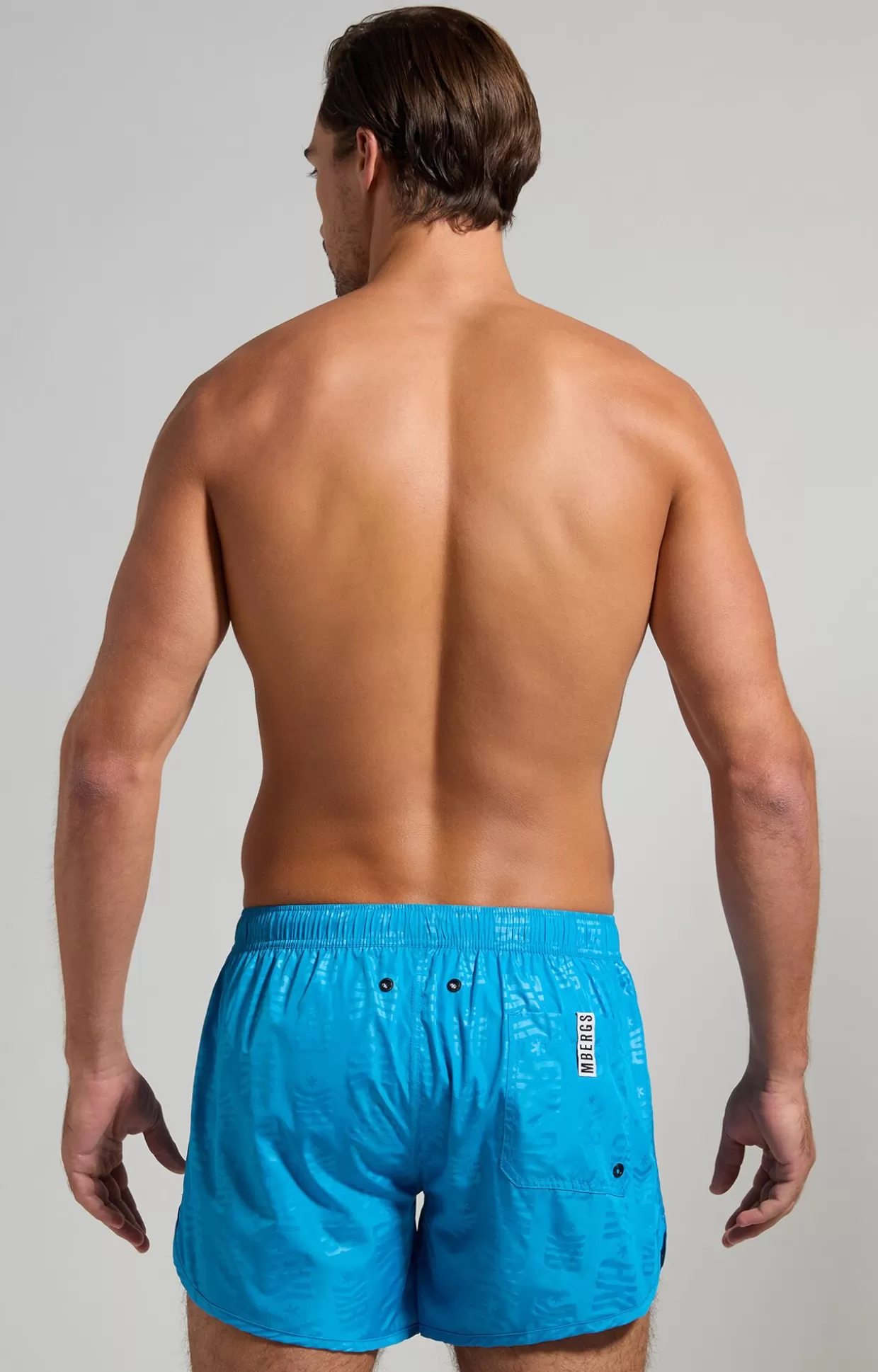 Bikkembergs Boxer Uomo Retro Style mediterranian blue Outlet