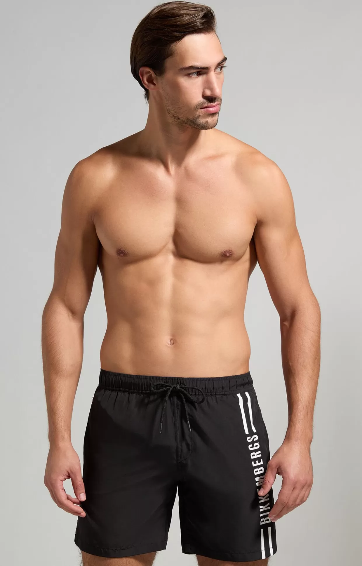 Bikkembergs Boxer Uomo Righe black Discount