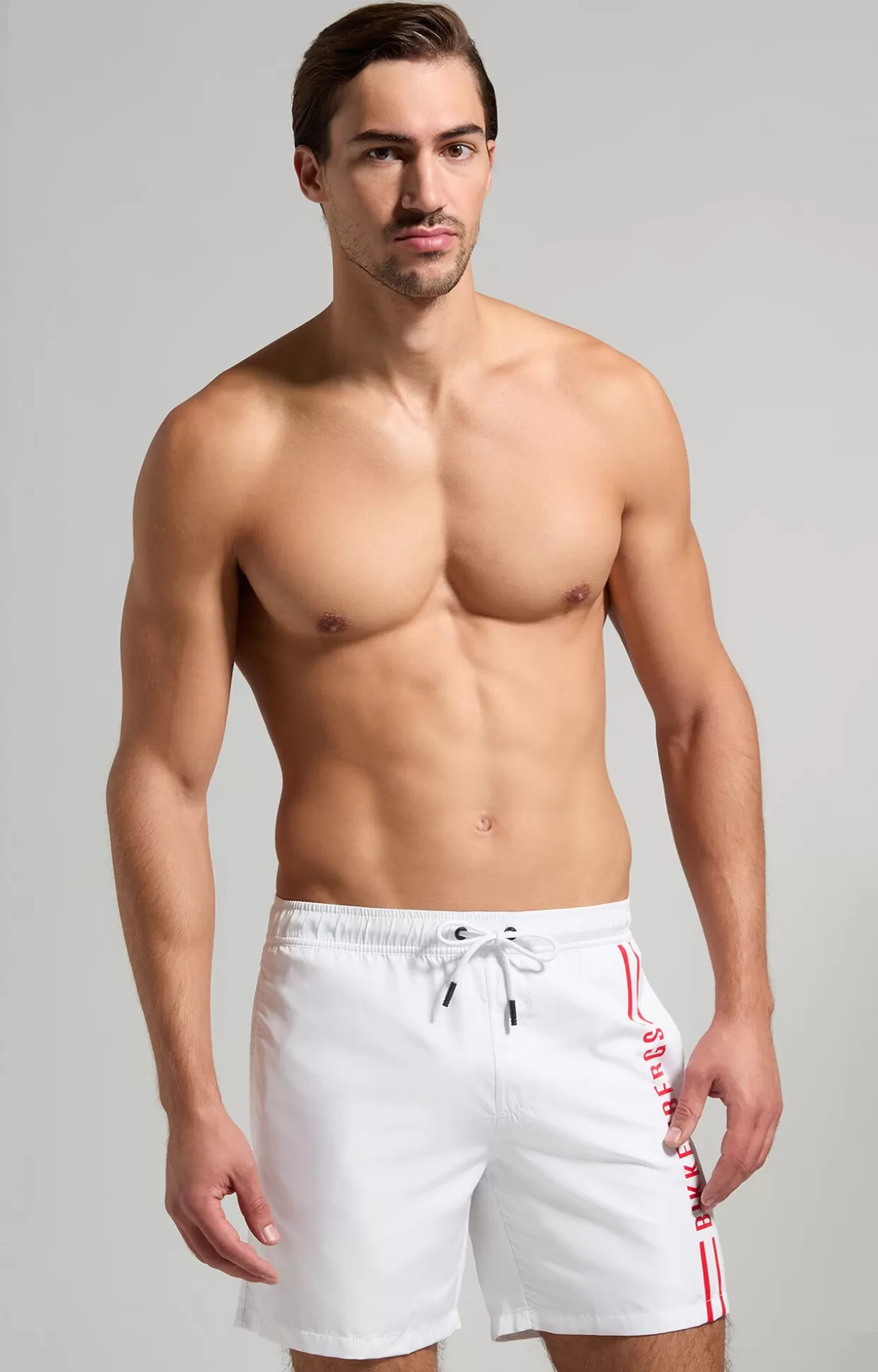 Bikkembergs Boxer Uomo Righe white Outlet