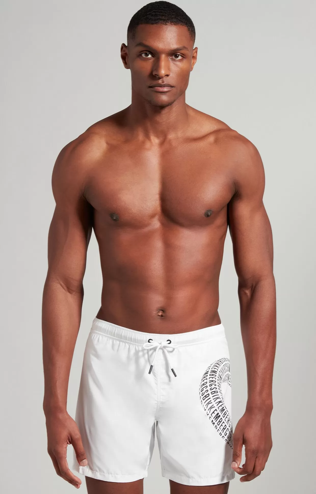 Bikkembergs Boxer Uomo Stampa 3D white Outlet