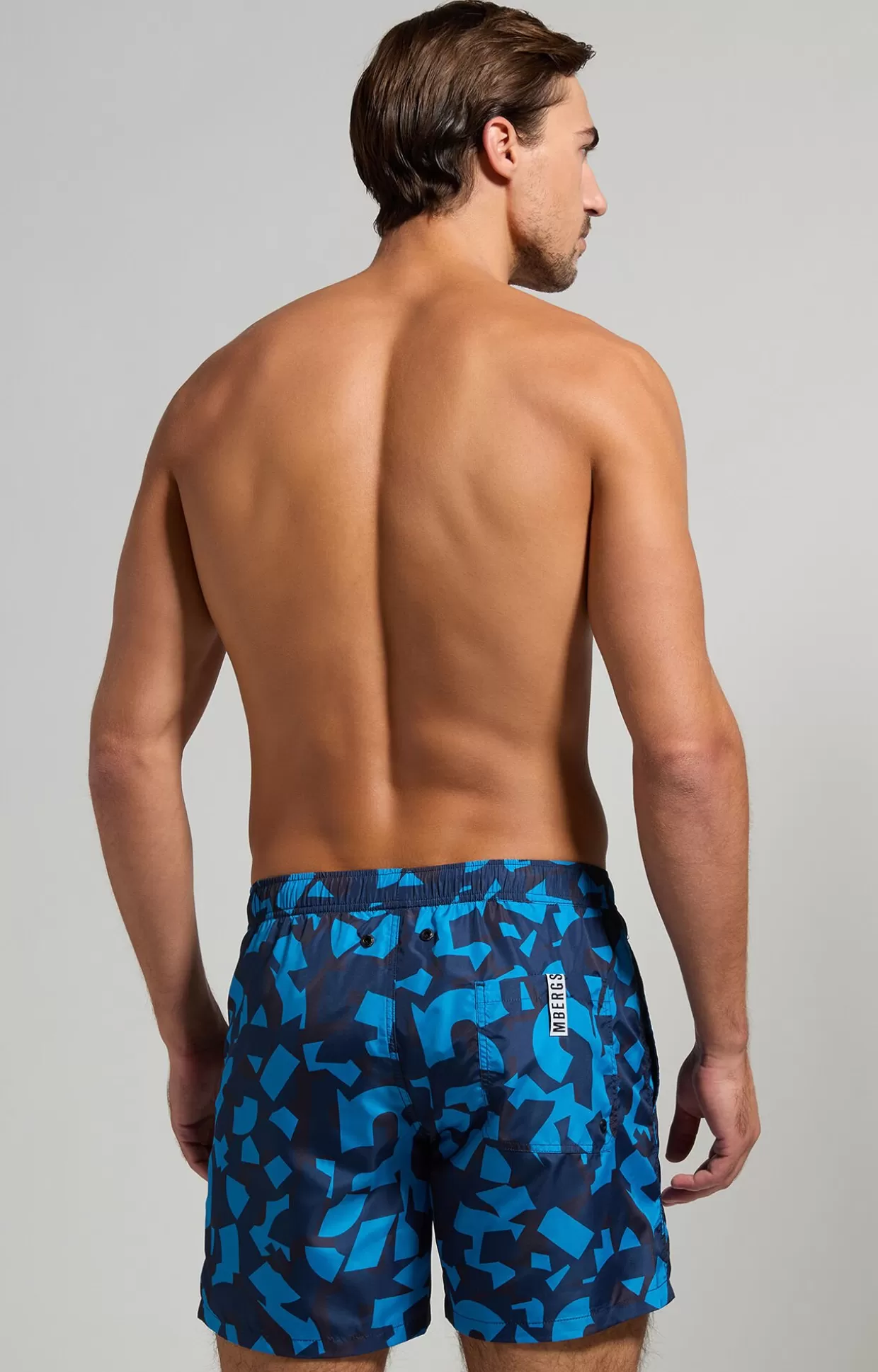 Bikkembergs Boxer Uomo Stampa Camo mediterranian blue Cheap