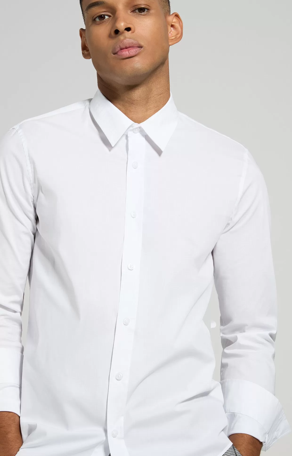 Bikkembergs Camicia Slim Fit Uomo white Outlet