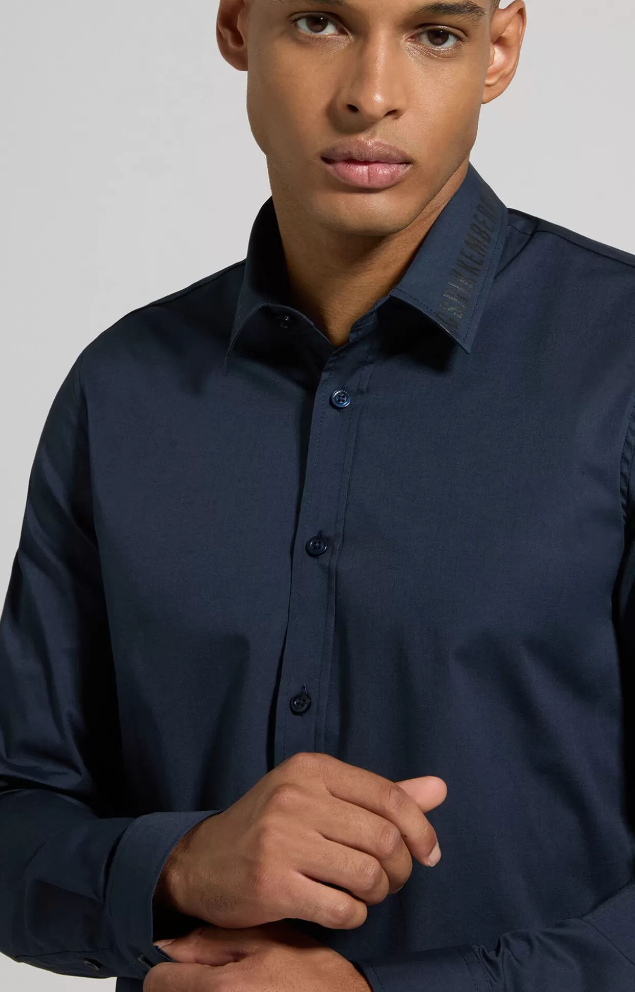 Bikkembergs Camicia Slim Fit Uomo deep weel Cheap