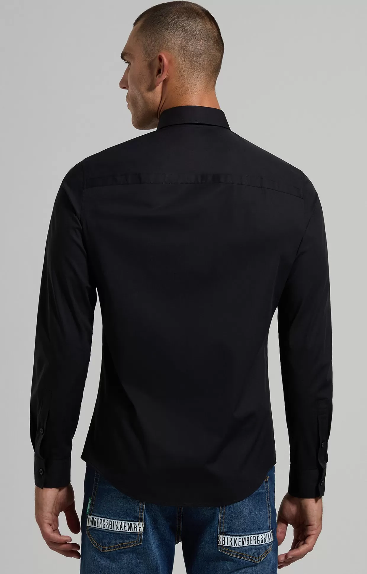 Bikkembergs Camicia Uomo Con Tape black Online