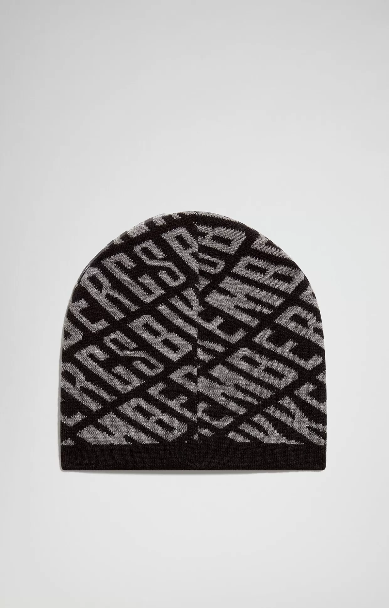 Bikkembergs Cappello Cuffia Jacquard Da Uomo black/grey Clearance