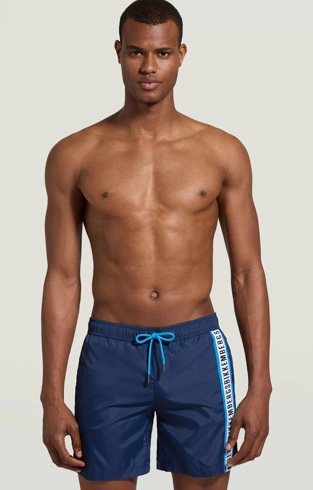 Bikkembergs Costume Da Bagno Uomo Con Tape navy Fashion