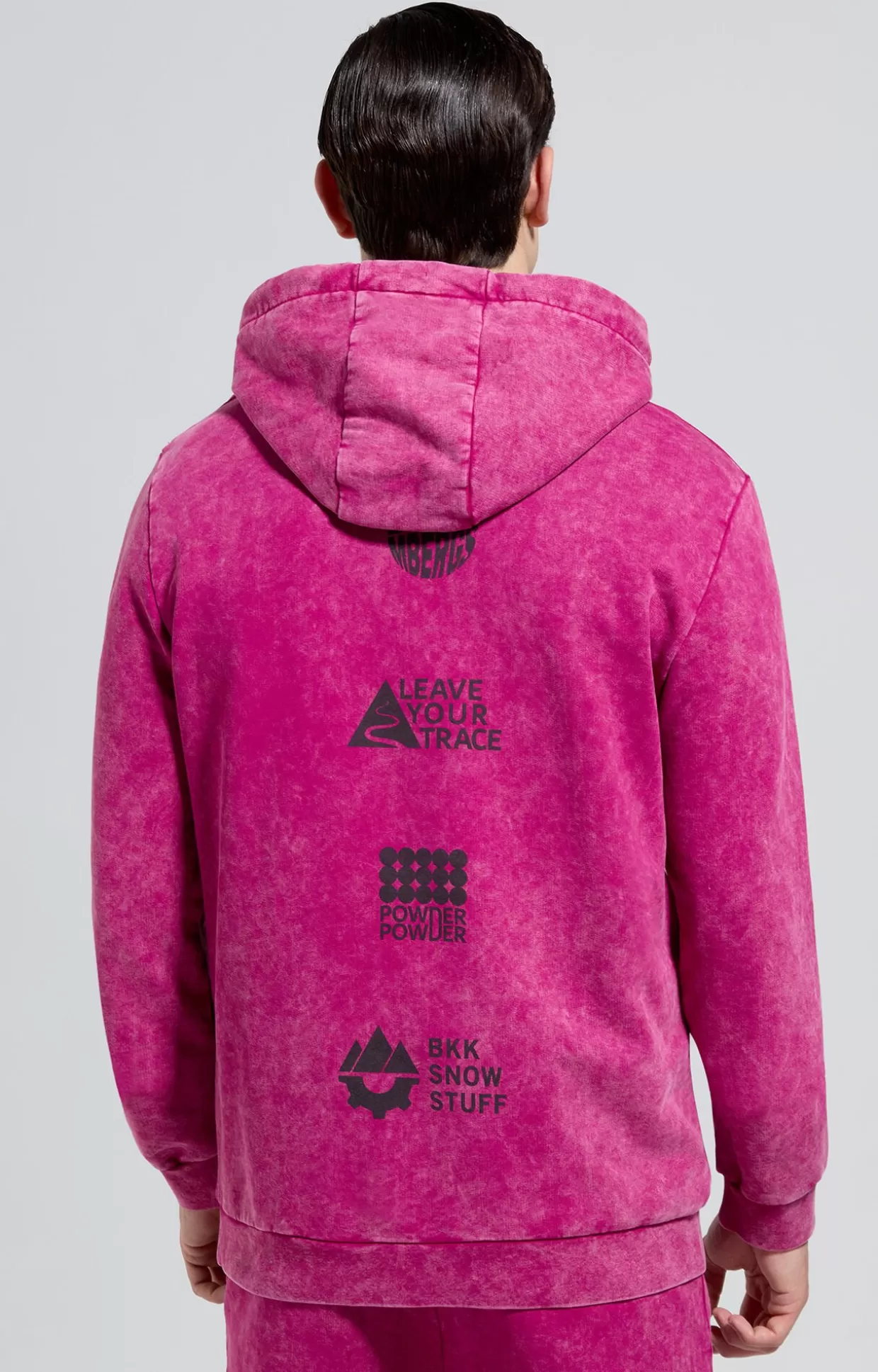 Bikkembergs Felpa Con Cappuccio Uomo festival fuchsia Outlet