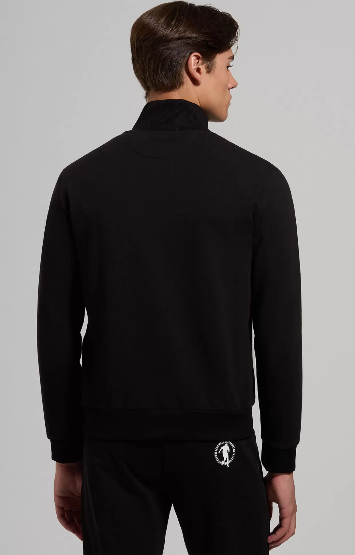 Bikkembergs Felpa Da Uomo Con Zip Soccer black Outlet