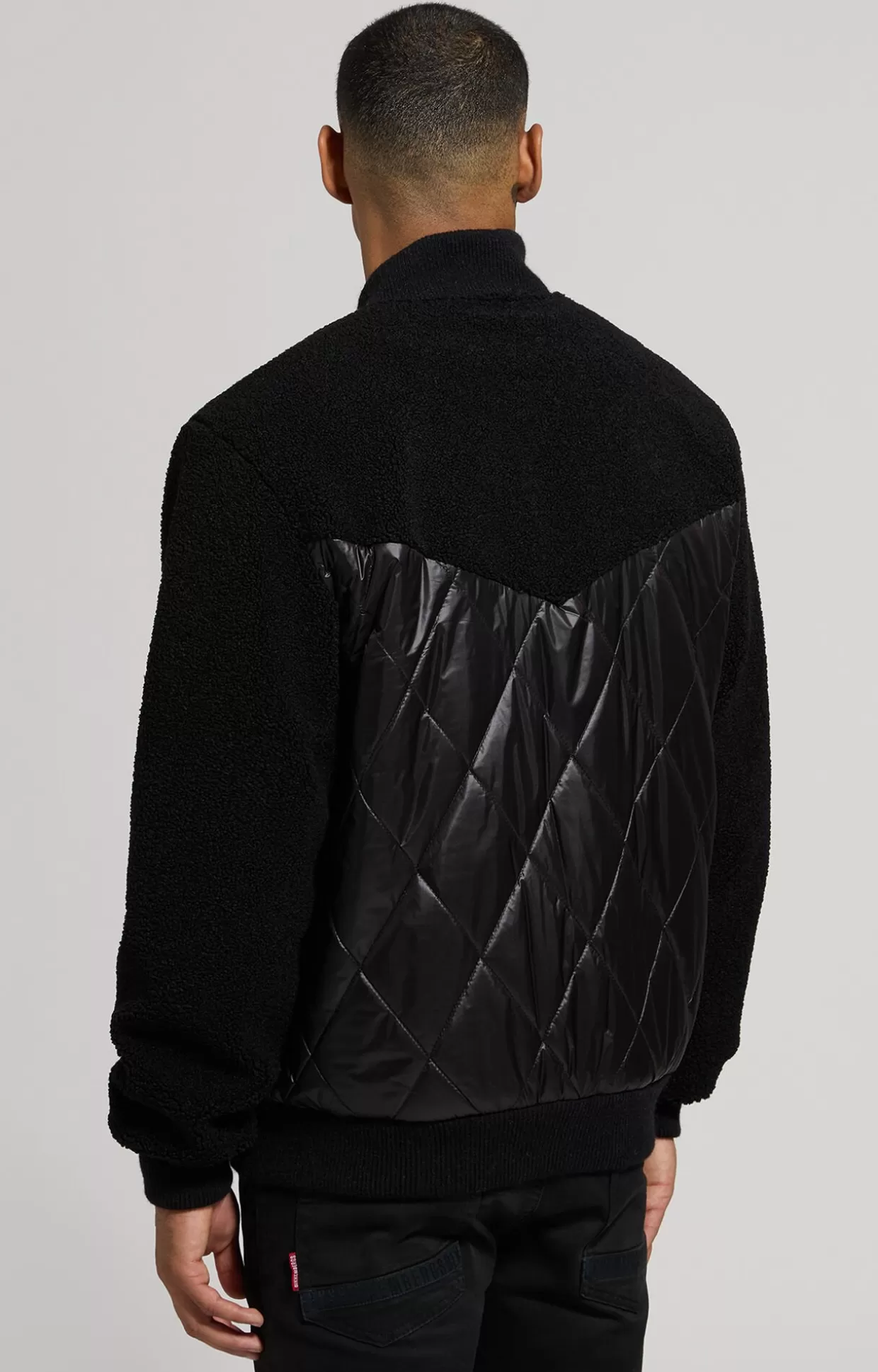 Bikkembergs Giacca Bomber Uomo In Sherpa black New