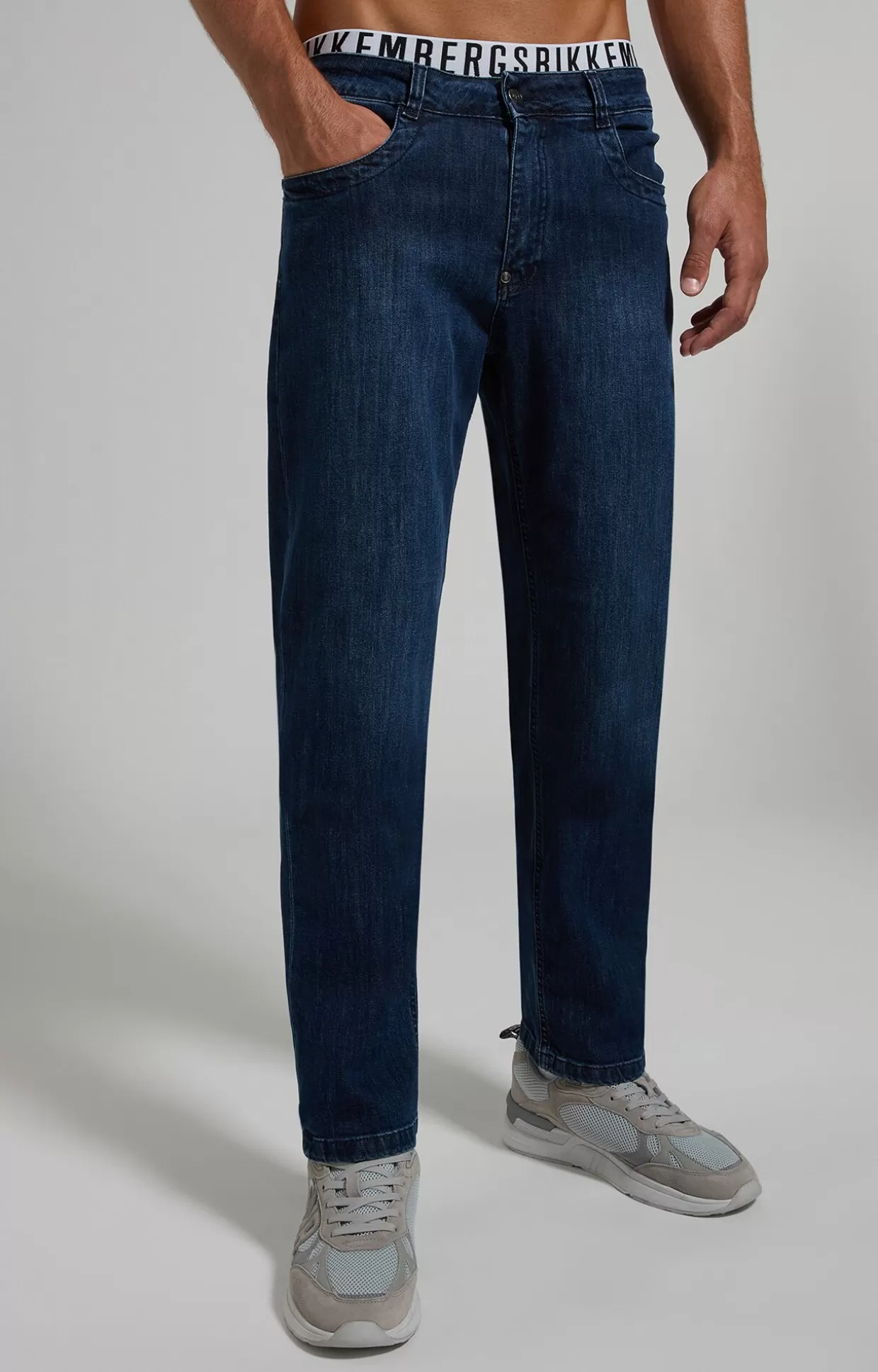 Bikkembergs Jeans Délavé Uomo l2 blue denim Flash Sale