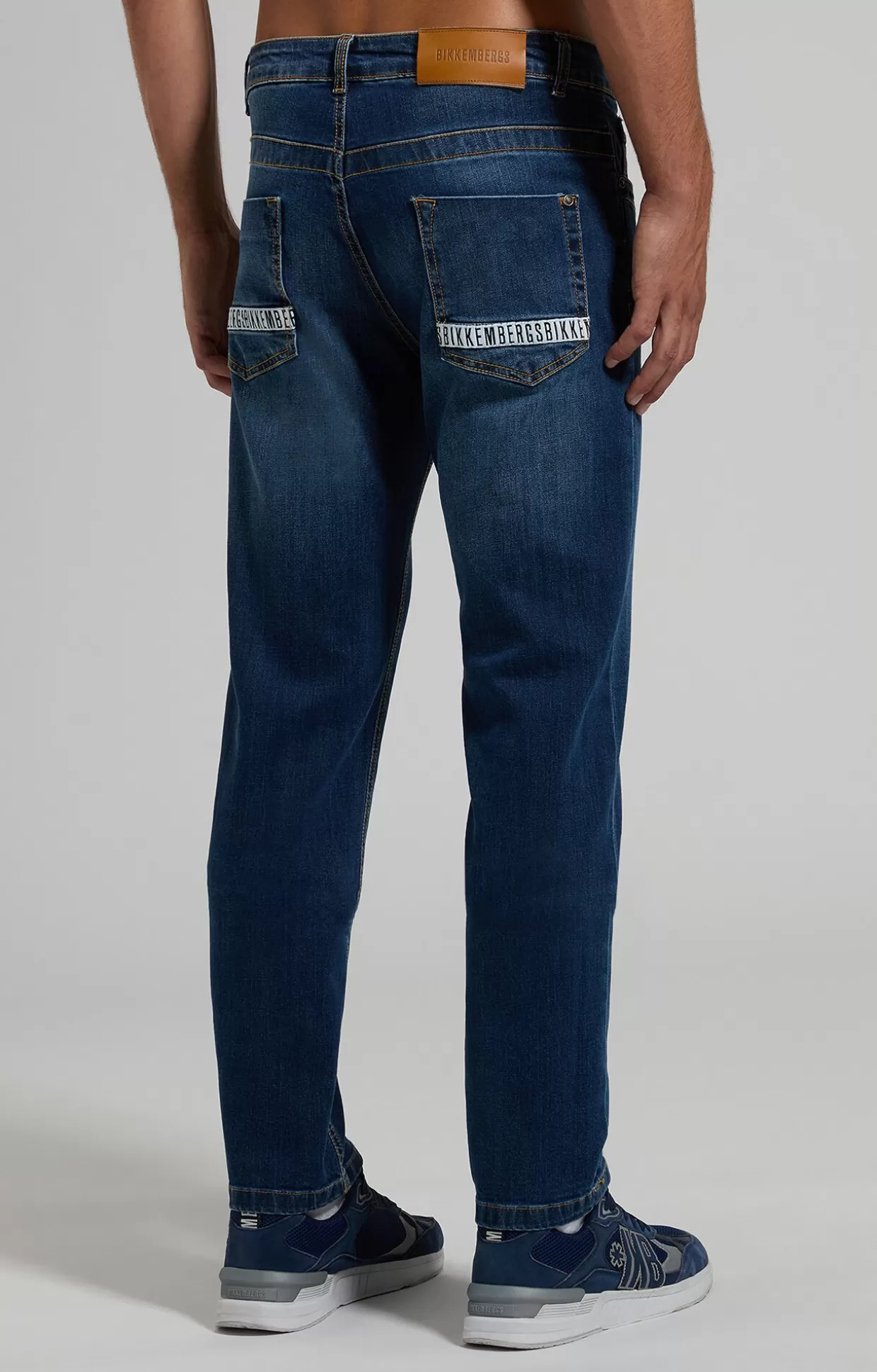 Bikkembergs Jeans Délavé Uomo l3 blue denim Flash Sale