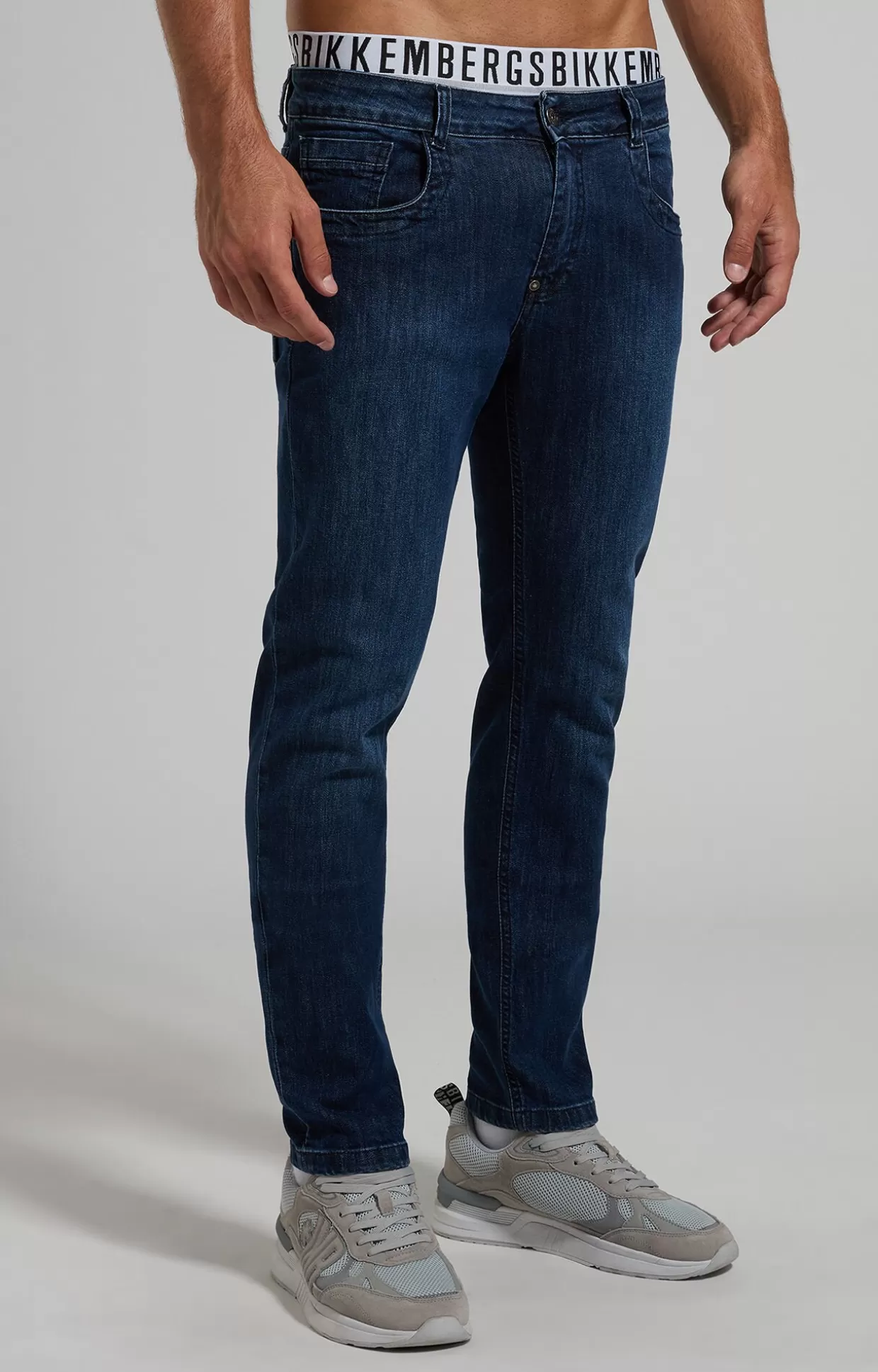 Bikkembergs Jeans Slim Fit Uomo l2 blue denim Flash Sale