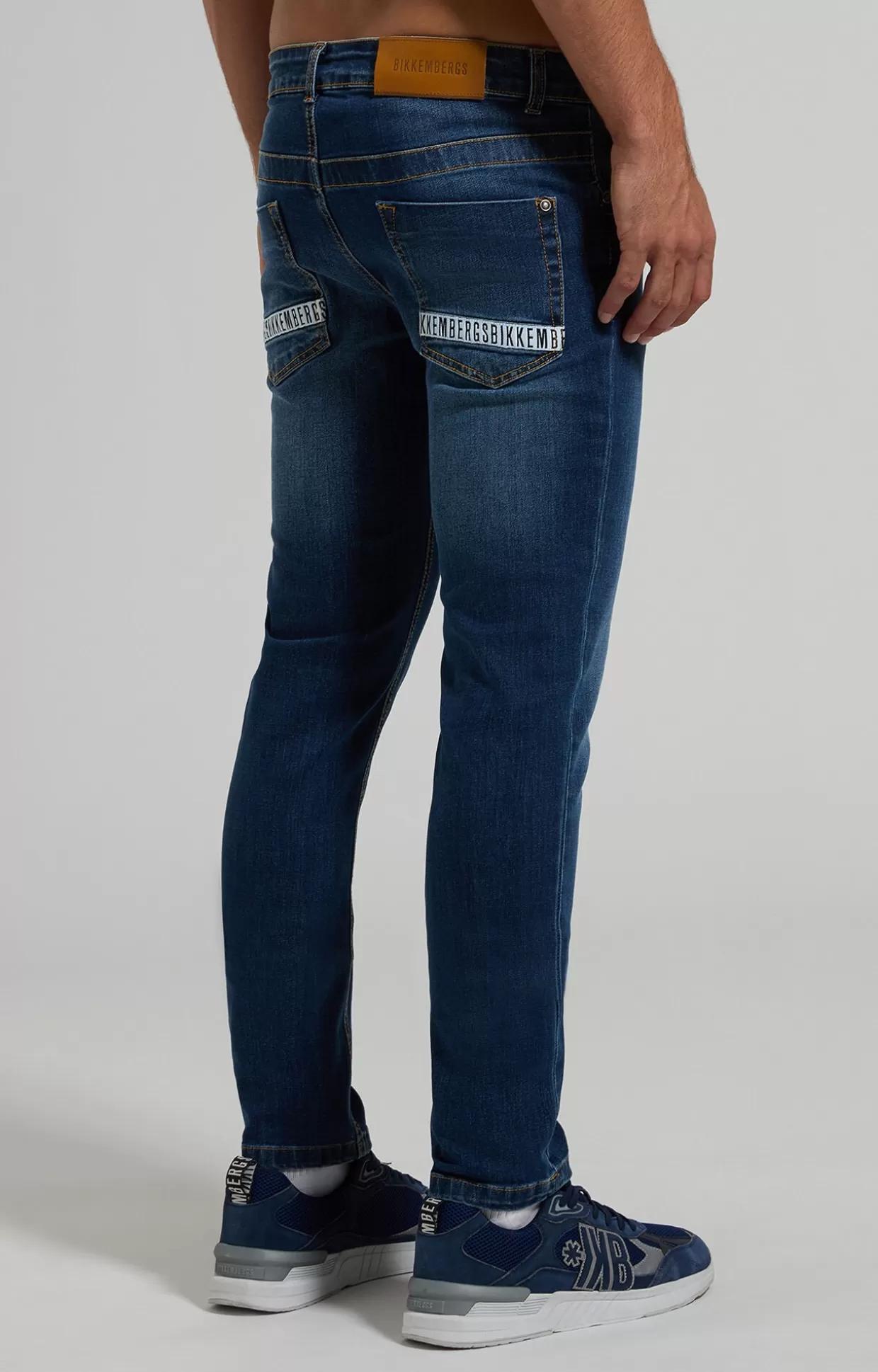 Bikkembergs Jeans Slim Fit Uomo l3 blue denim Online