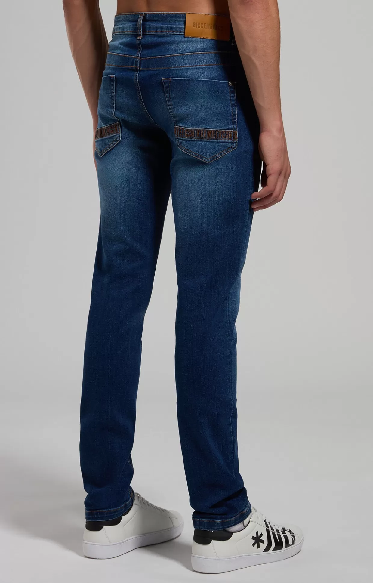 Bikkembergs Jeans Slim Fit Uomo l4 blue denim Shop