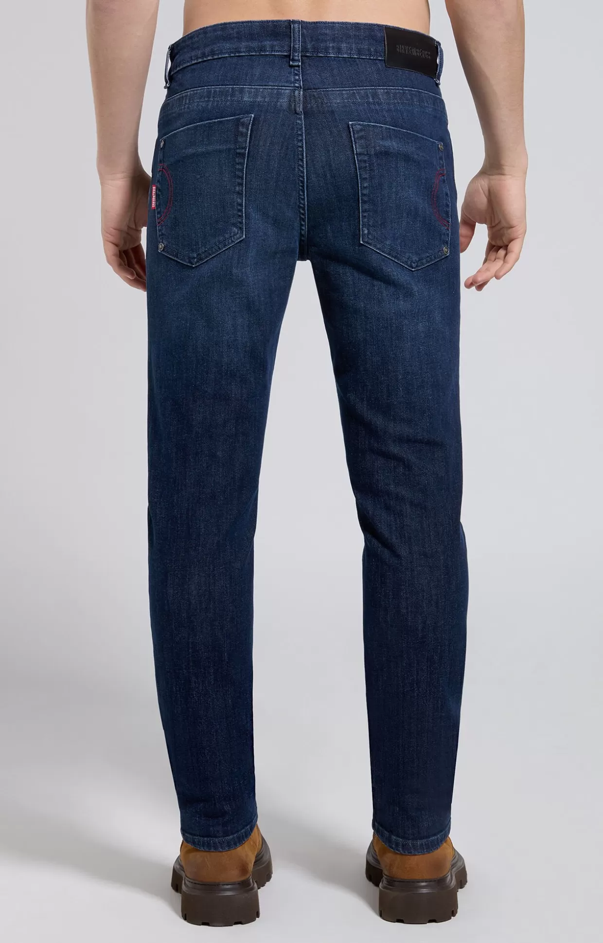 Bikkembergs Jeans Uomo Slim Fit l9 blue denim Discount