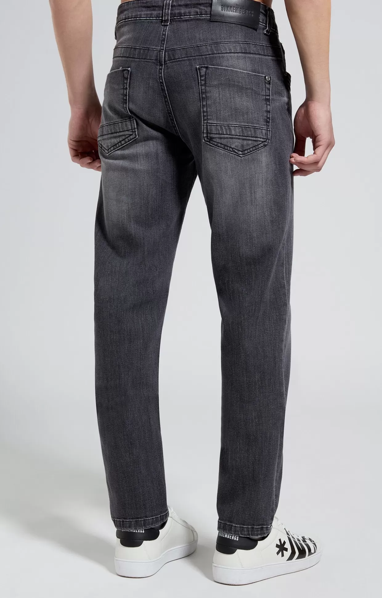 Bikkembergs Jeans Uomo Slim Fit l7 rinse black denim Store