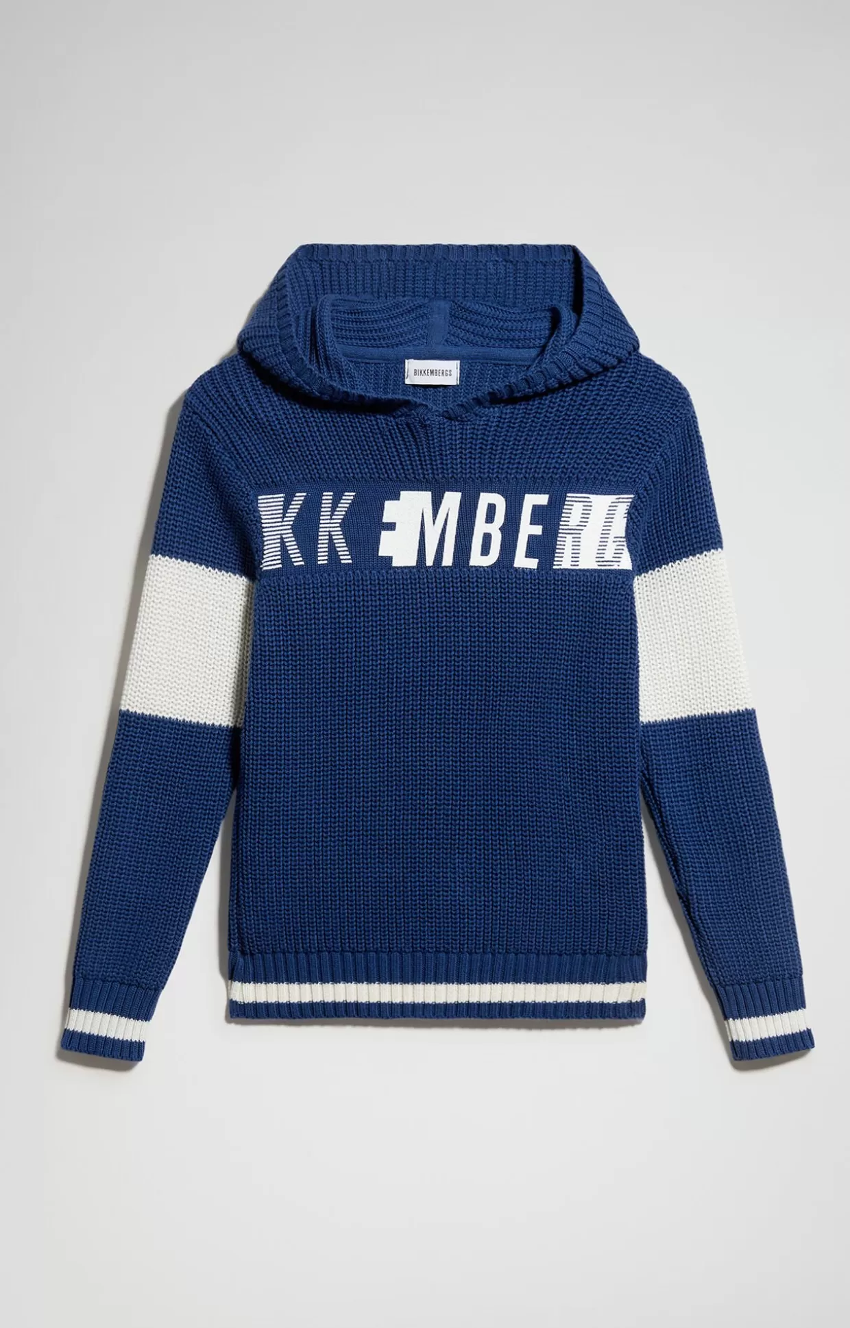 Bikkembergs Maglia Ragazzo Con Cappuccio navy peony Online