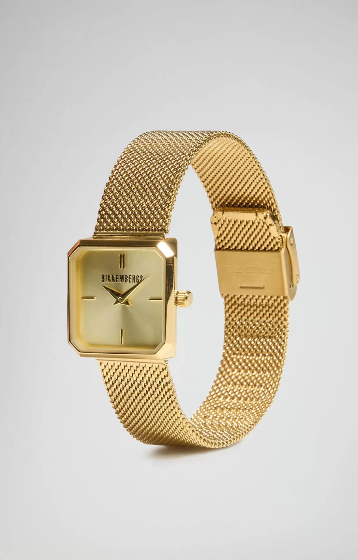 Bikkembergs Orologio Cinturino In Maglia D'acciaio gold/gold Best