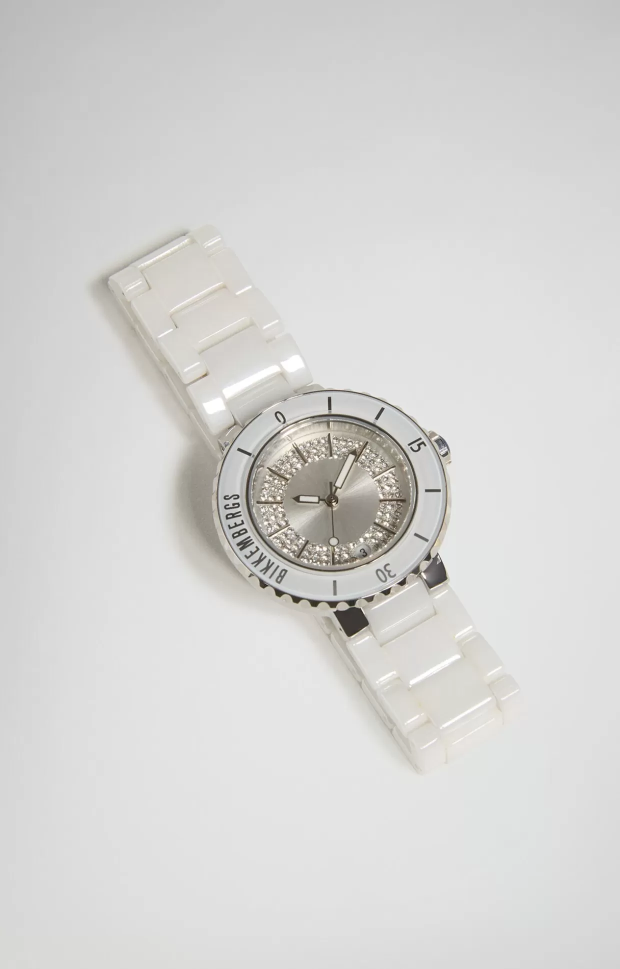 Bikkembergs Orologio Con Cinturino In Ceramica silver/white Sale