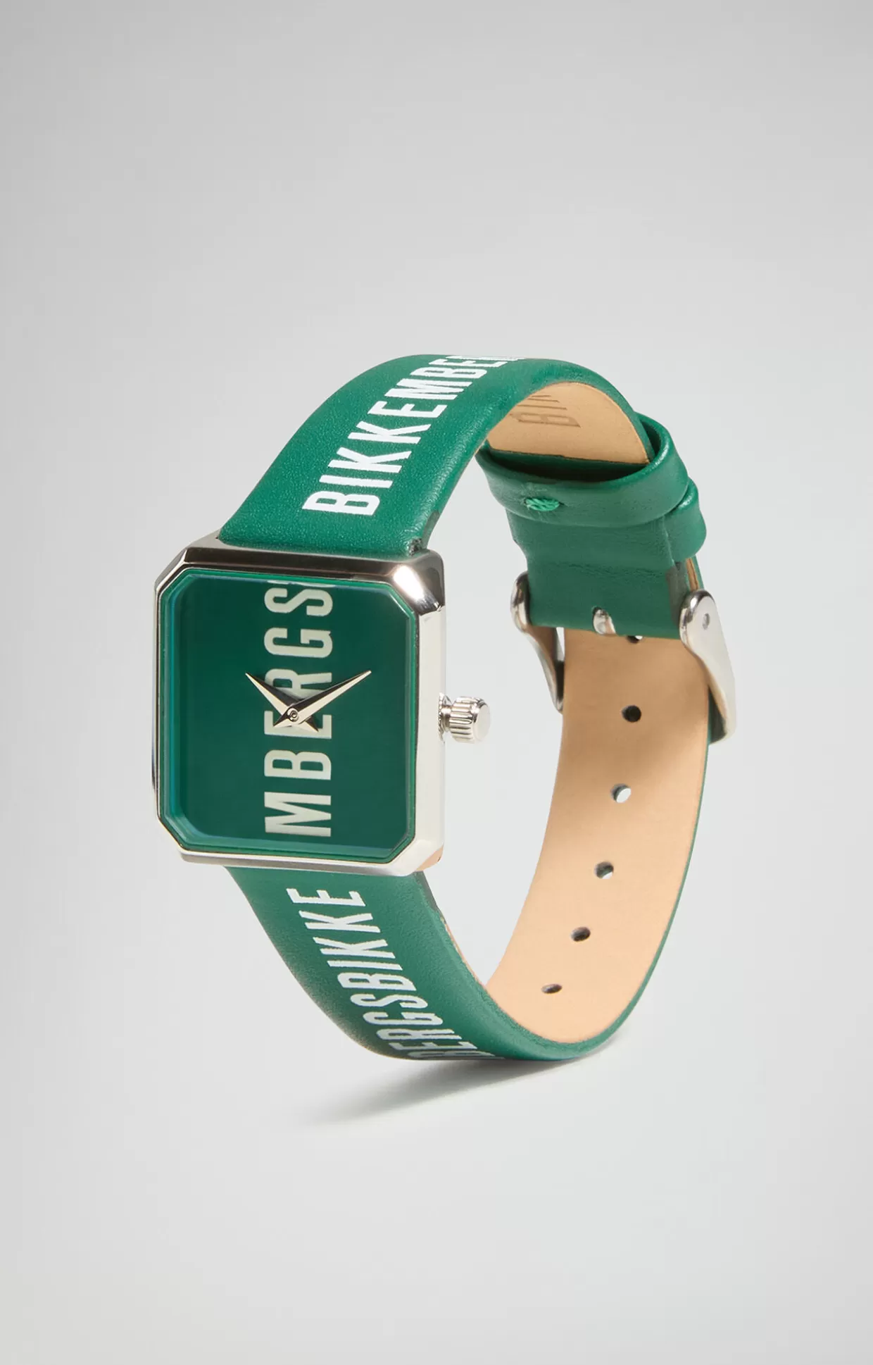 Bikkembergs Orologio Con Cinturino In Pelle green Clearance