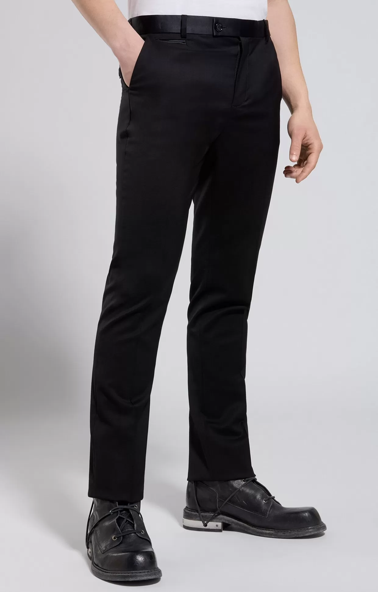 Bikkembergs Pantaloni Da Smoking Uomo meteorite black Sale